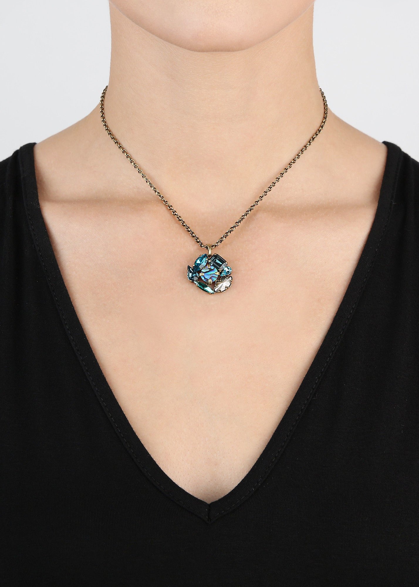 image pour Collier pendant Sea Breeze Bleu / Vert  