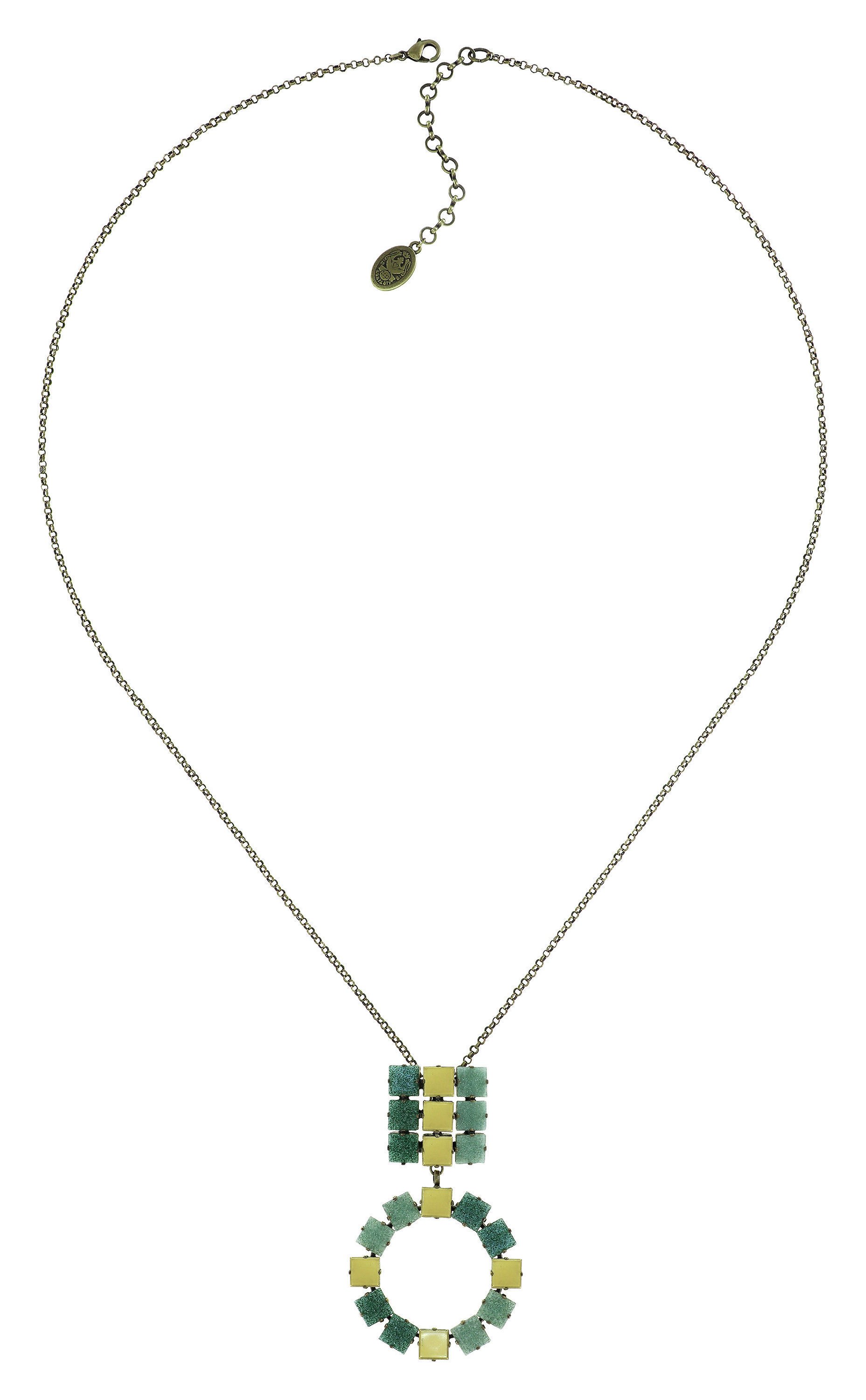 image pour Collier pendant (long) Cleo Vert  