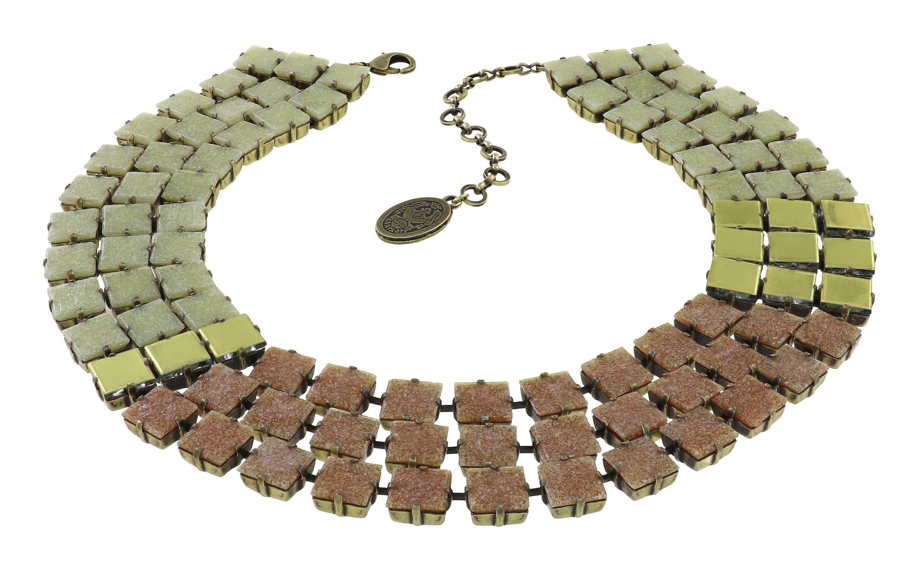 image pour Collier Collier Cleo Beige / Blanc  