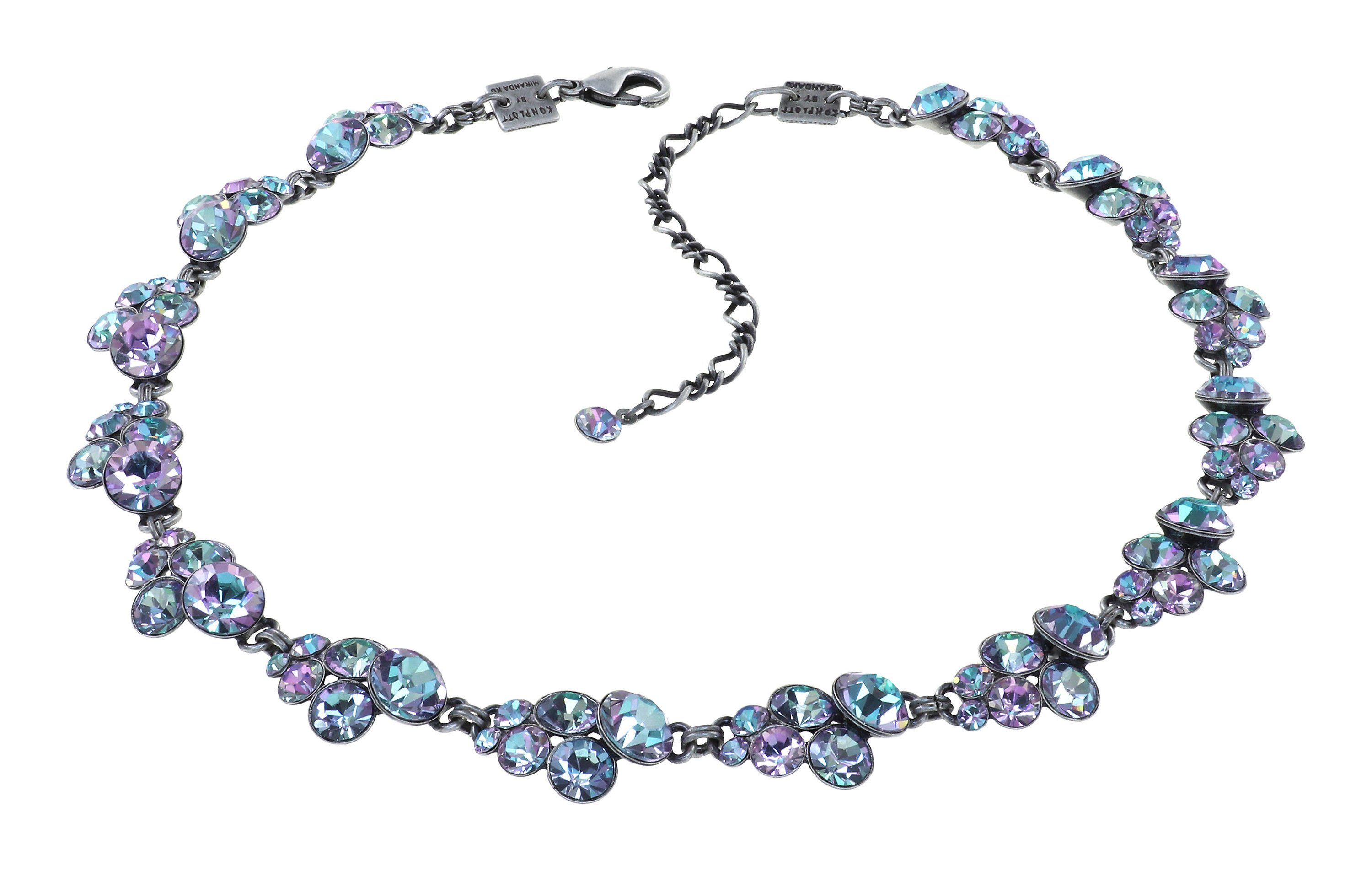 image pour Collier Petit Glamour Blanc / Rose Clair  