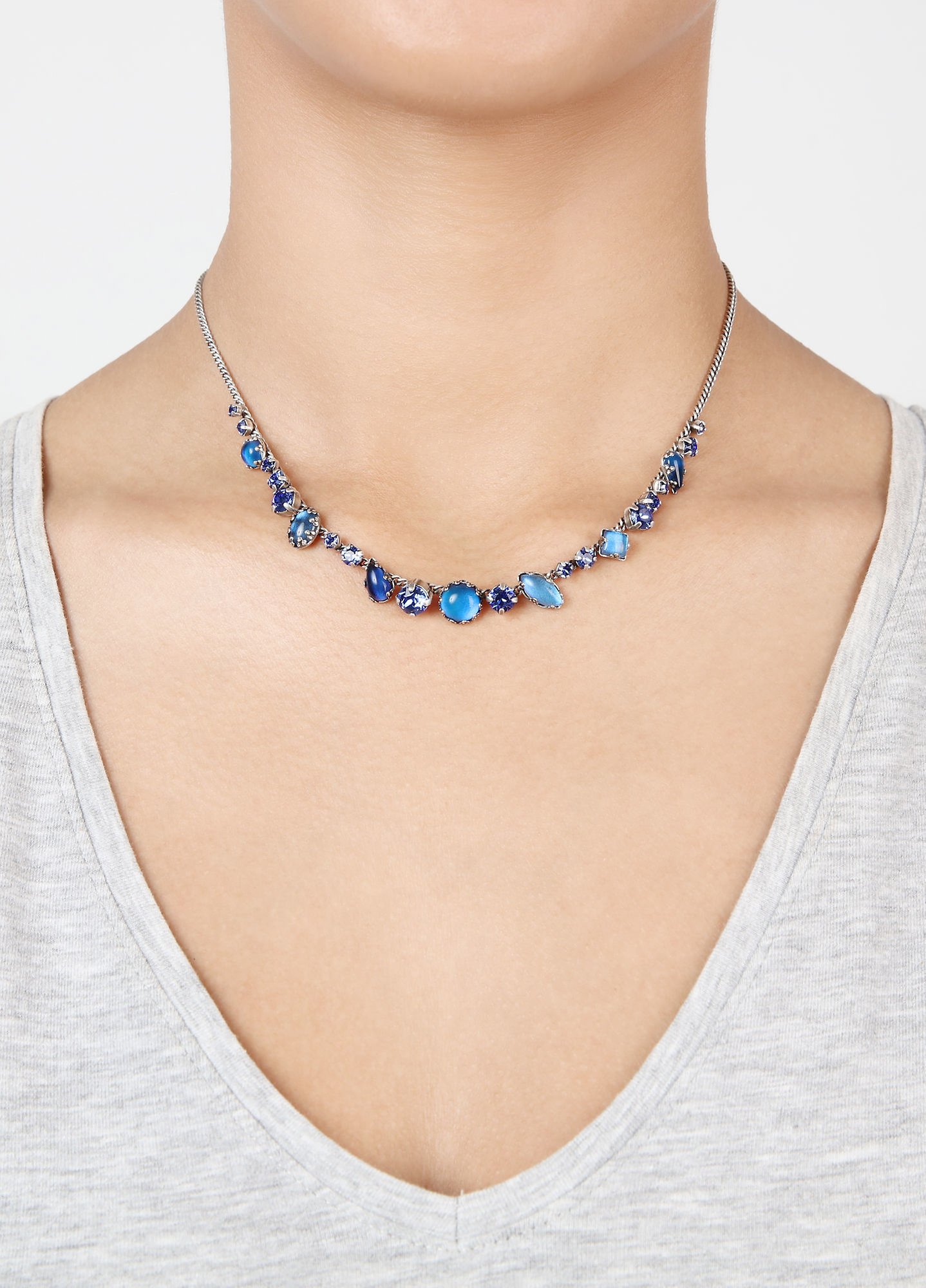image for Necklace Jelly Star Blue  