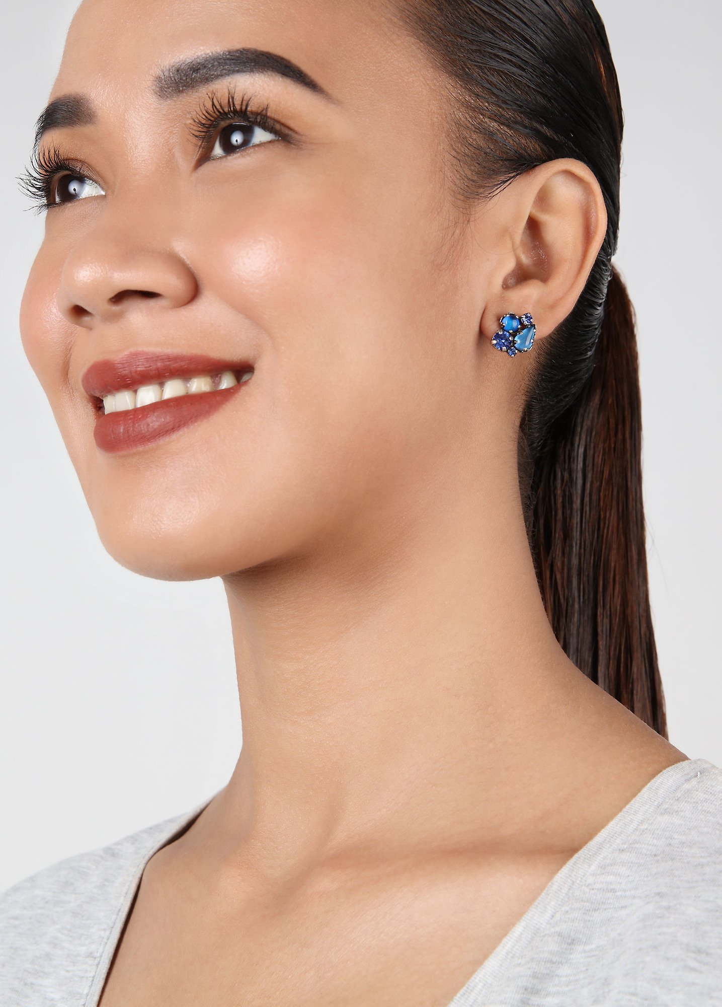 Bild für Ohrstecker Jelly Star Blau  