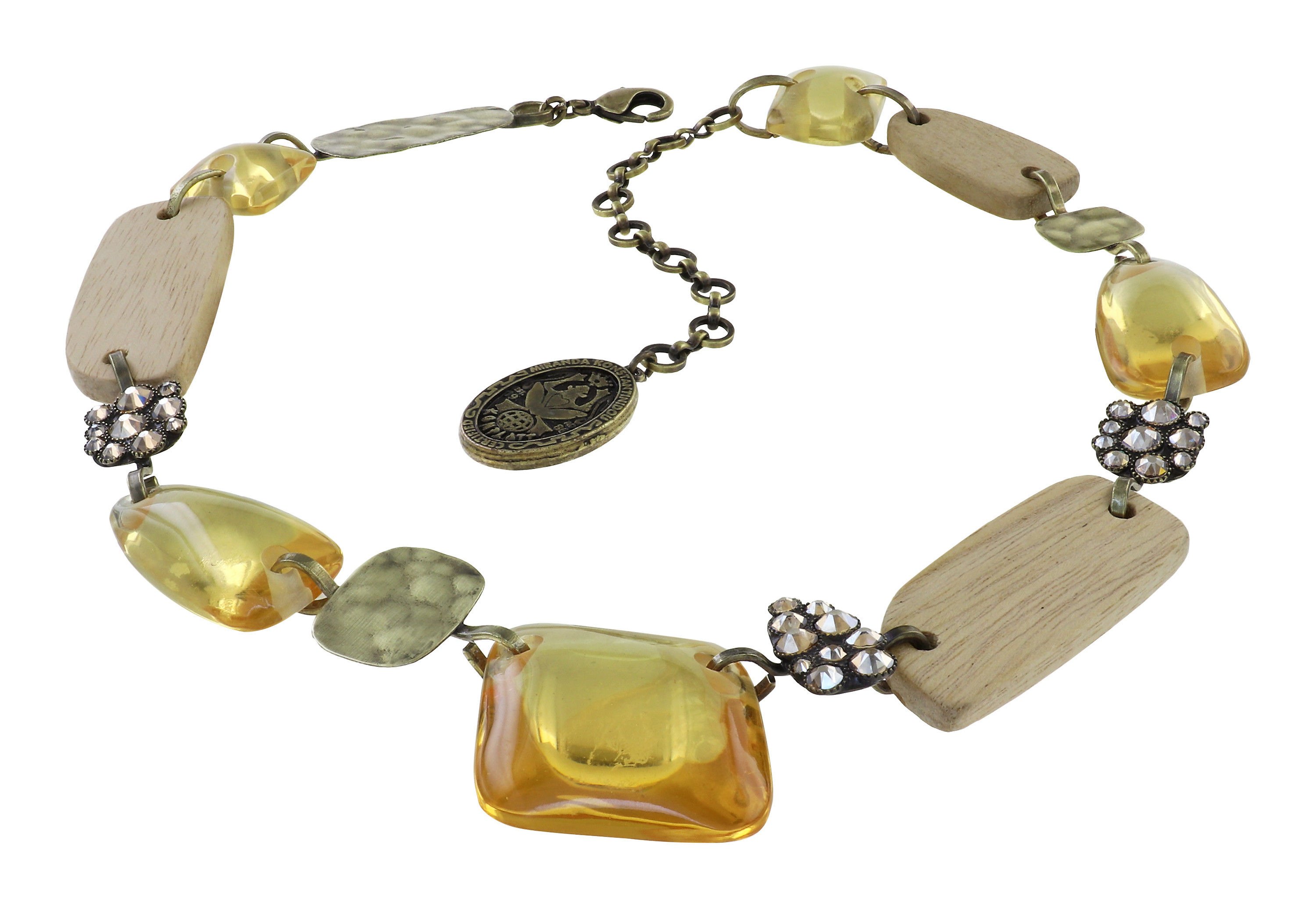 Kép Necklace Earth, Wind and Business Beige  