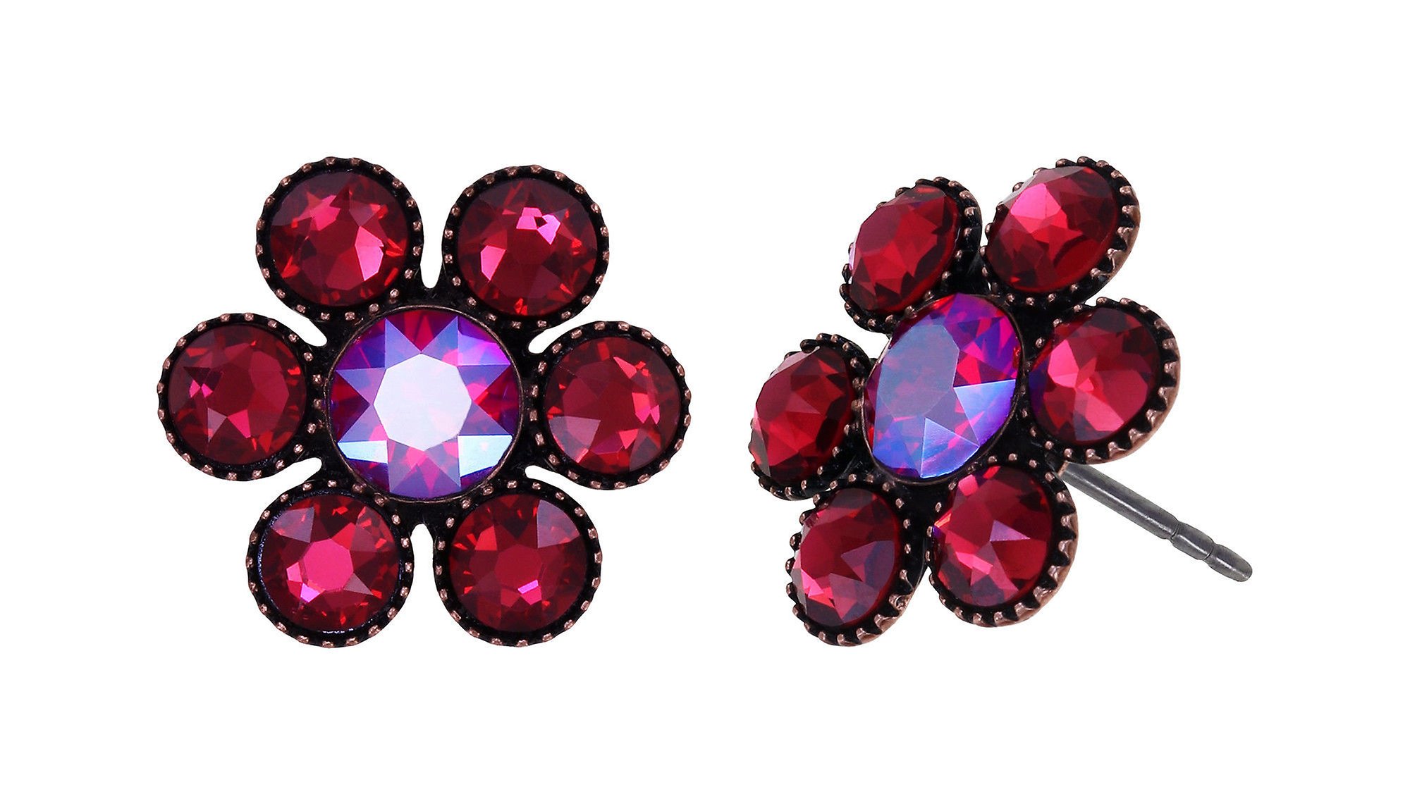 image pour Clou d'oreille Lost Garden Rouge  