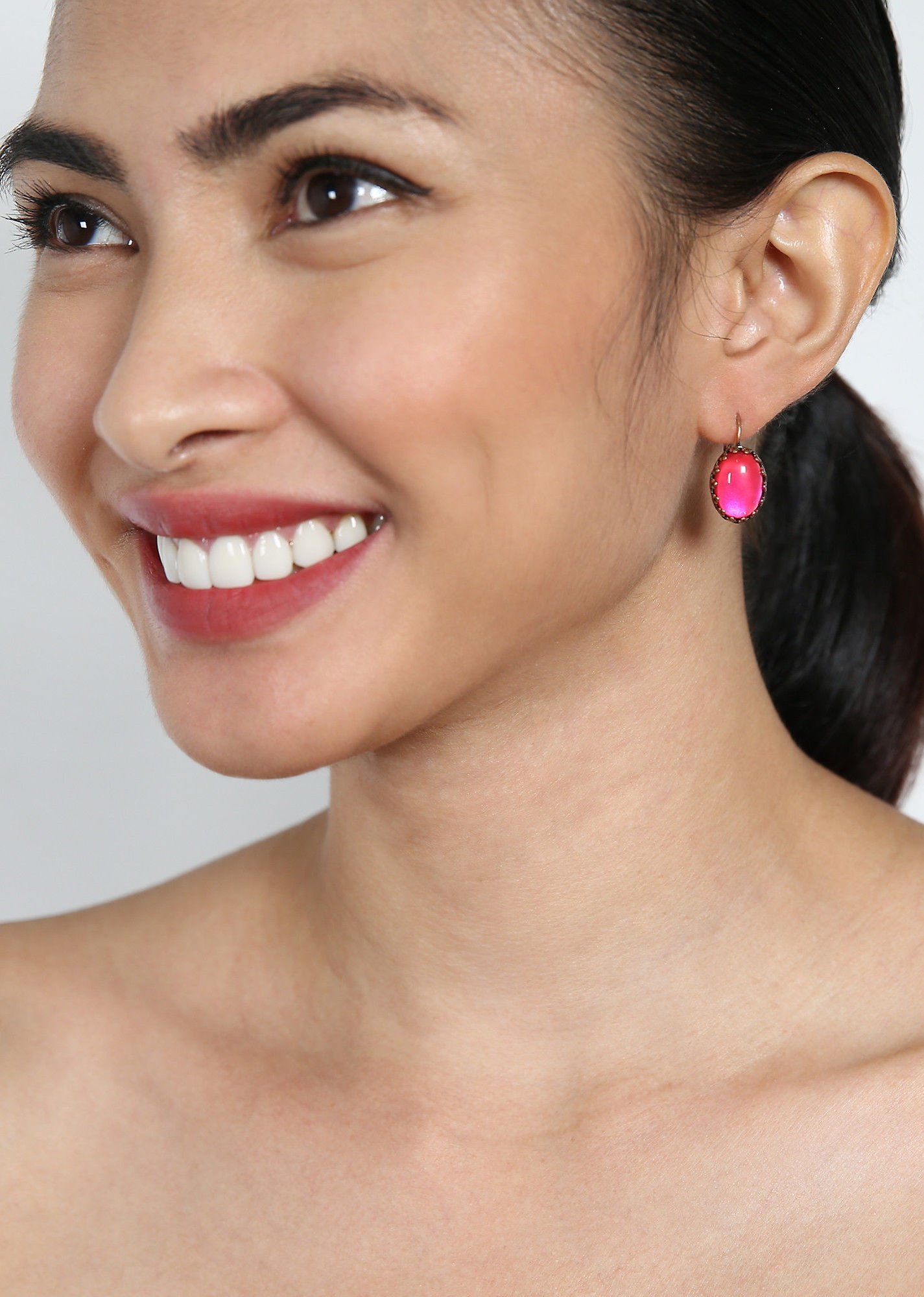 image for Earring Eurowire Jelly Star Pink  