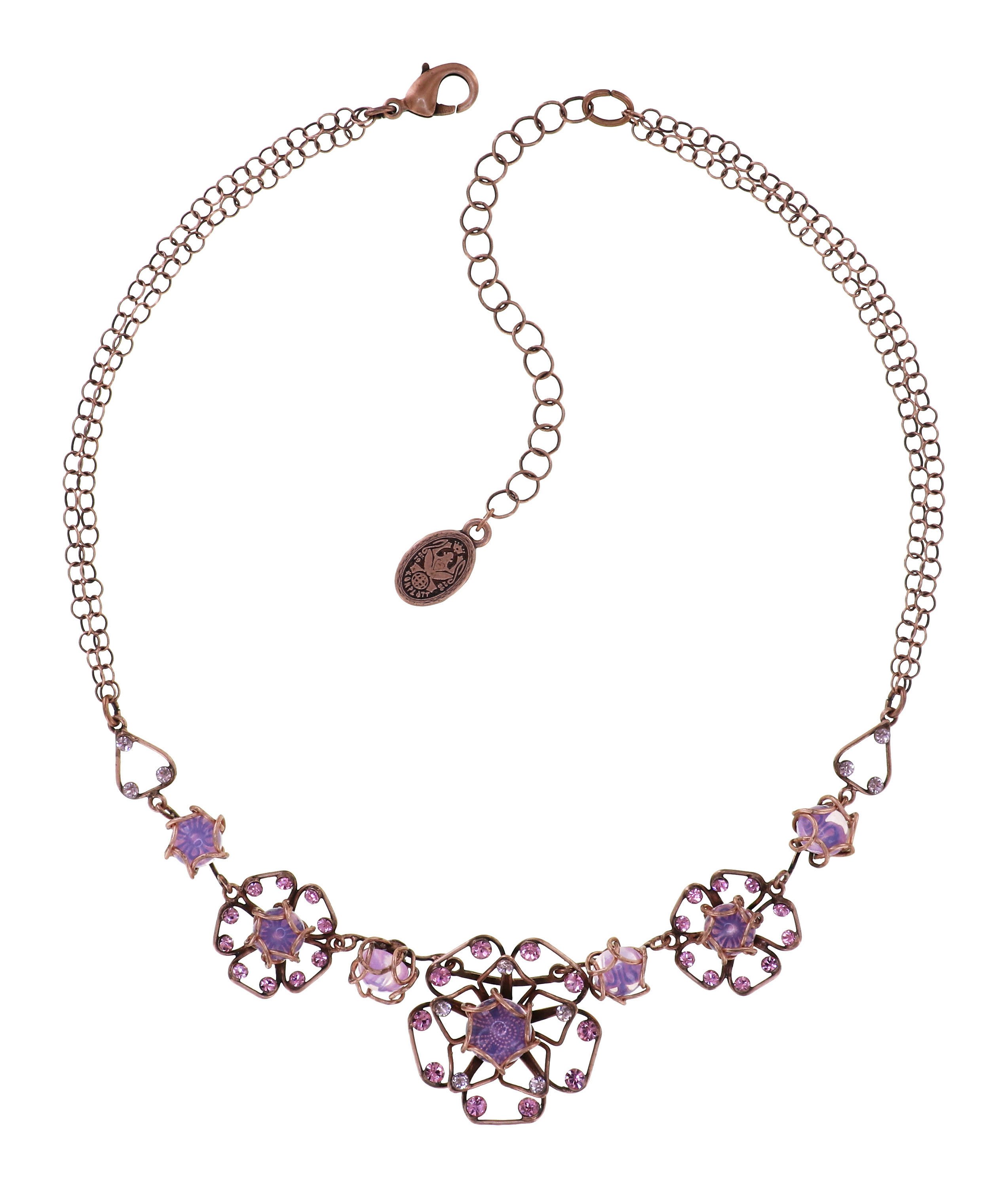 image for Necklace Verlorene Unschuld am Gartenzaun Pink  size M