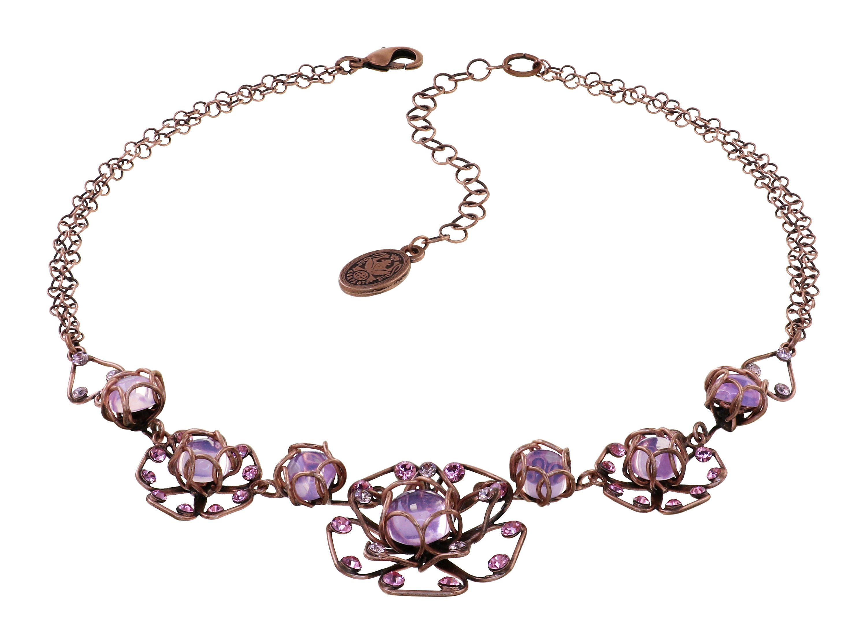 image for Necklace Verlorene Unschuld am Gartenzaun Pink  size M