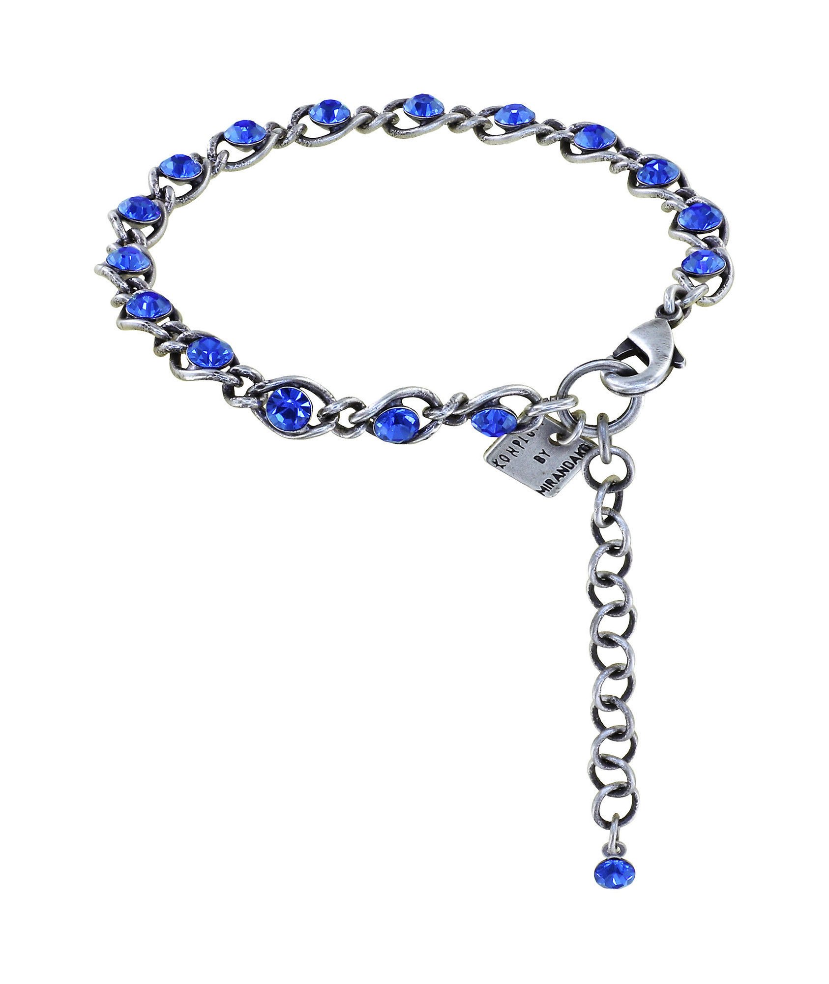 image for Bracelet Magic Fireball Blue sapphire Classic Size (21mm Ø)