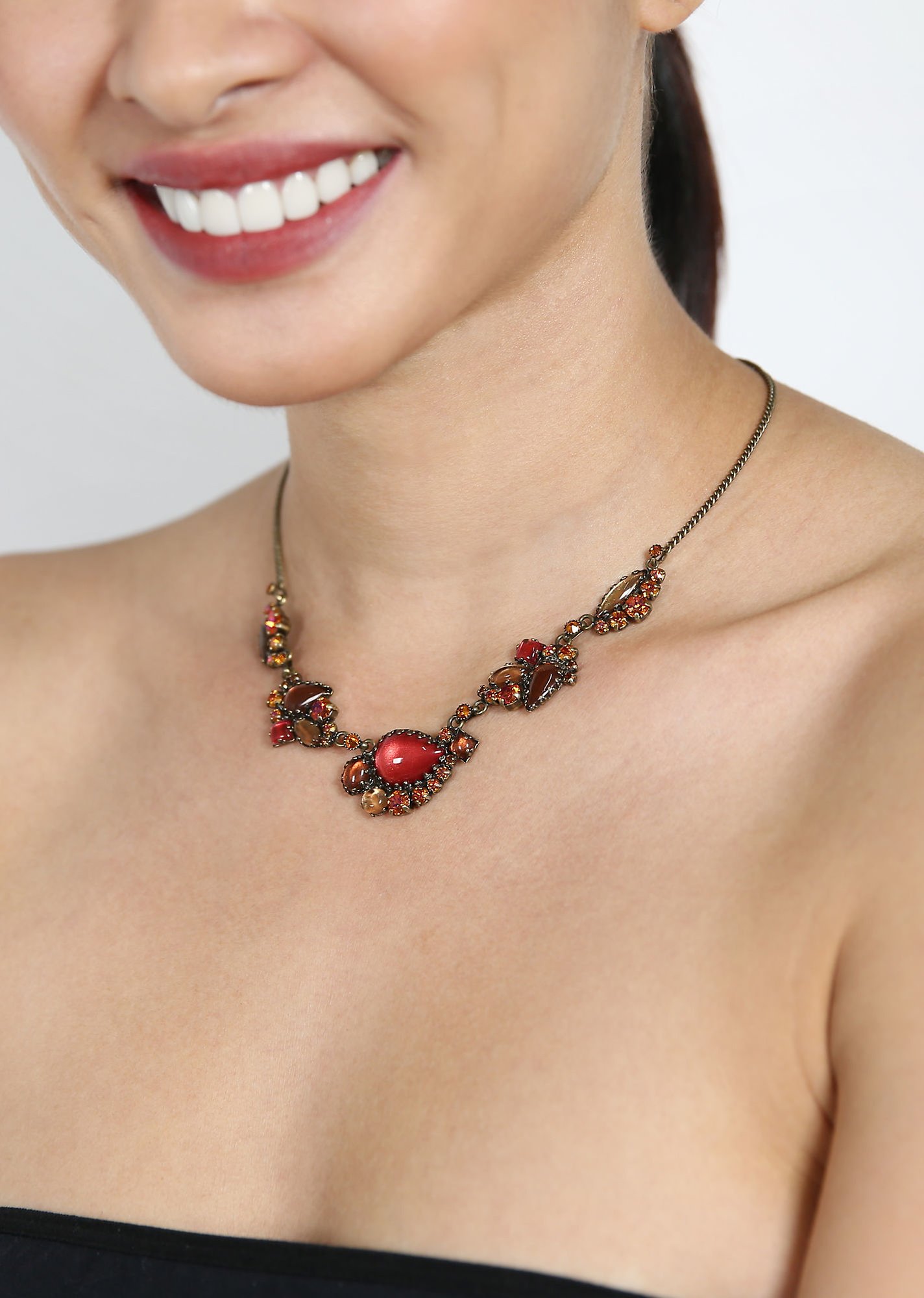 image for Necklace Jelly Star Brown  