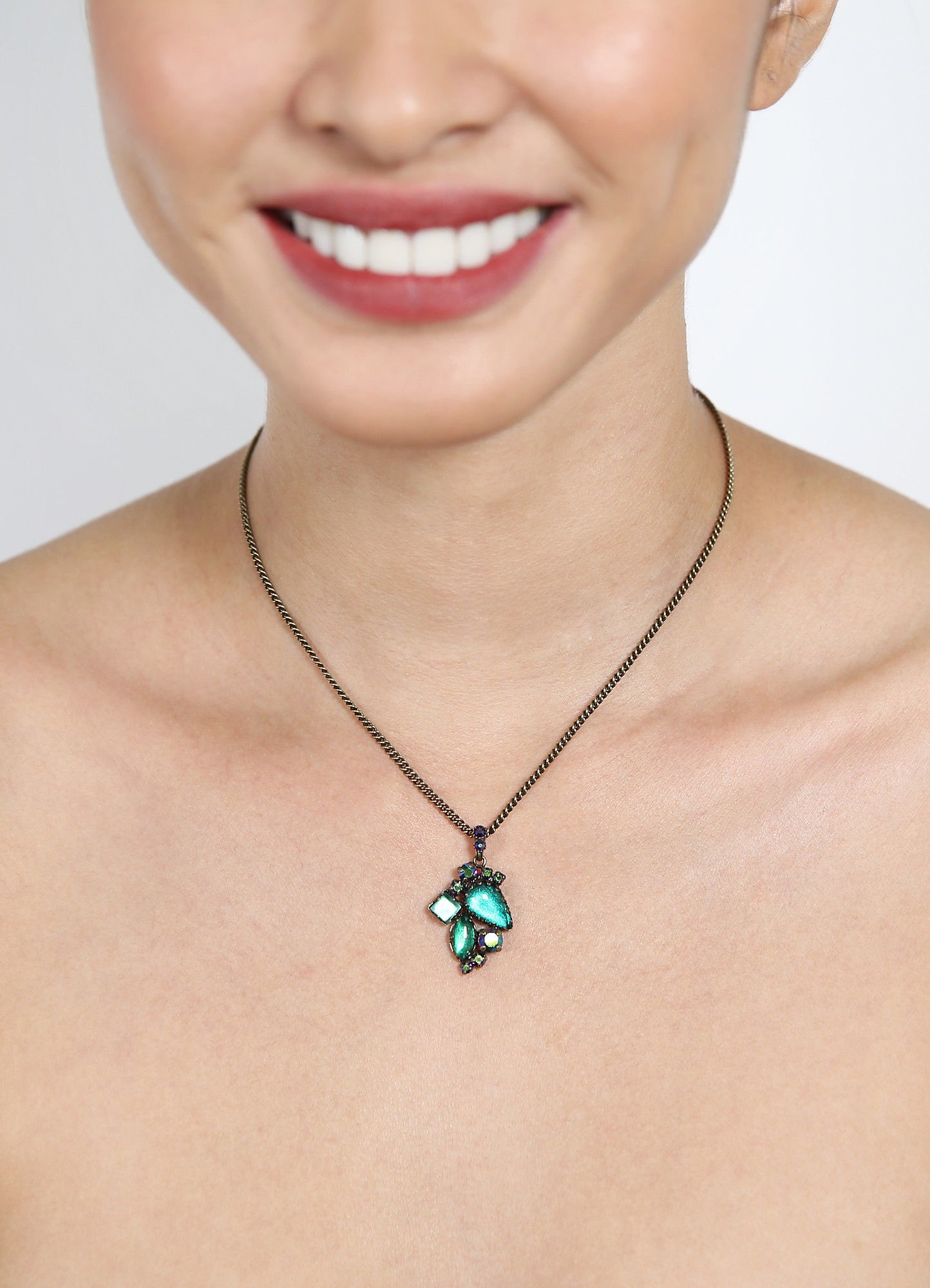 image pour Collier pendant Jelly Star Vert  