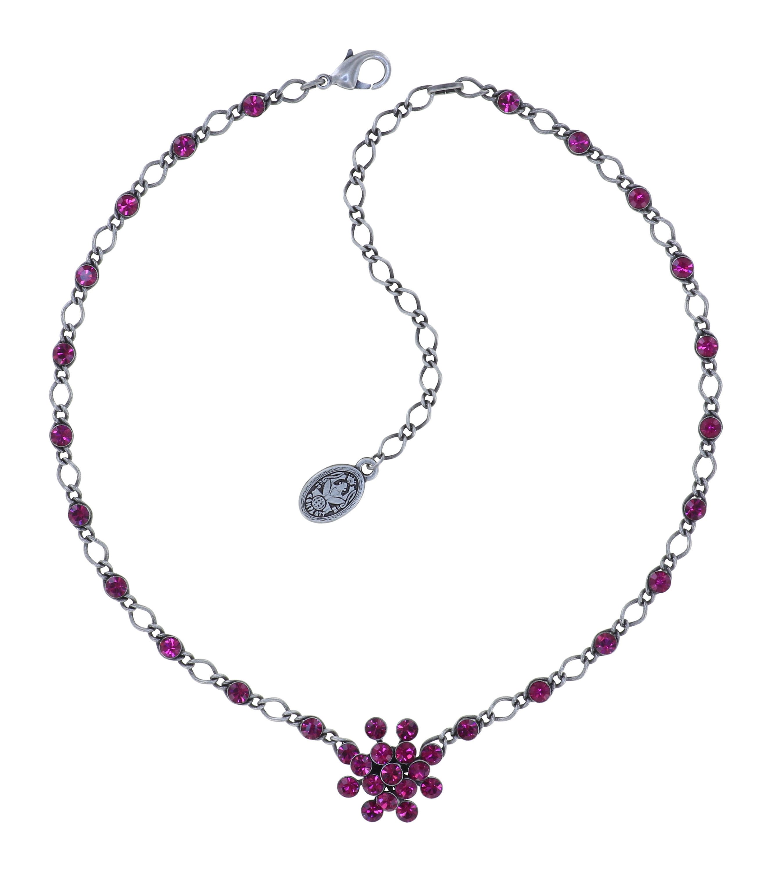 image for Necklace Magic Fireball Dark Rose fuchsia Classic Size (21mm Ø)