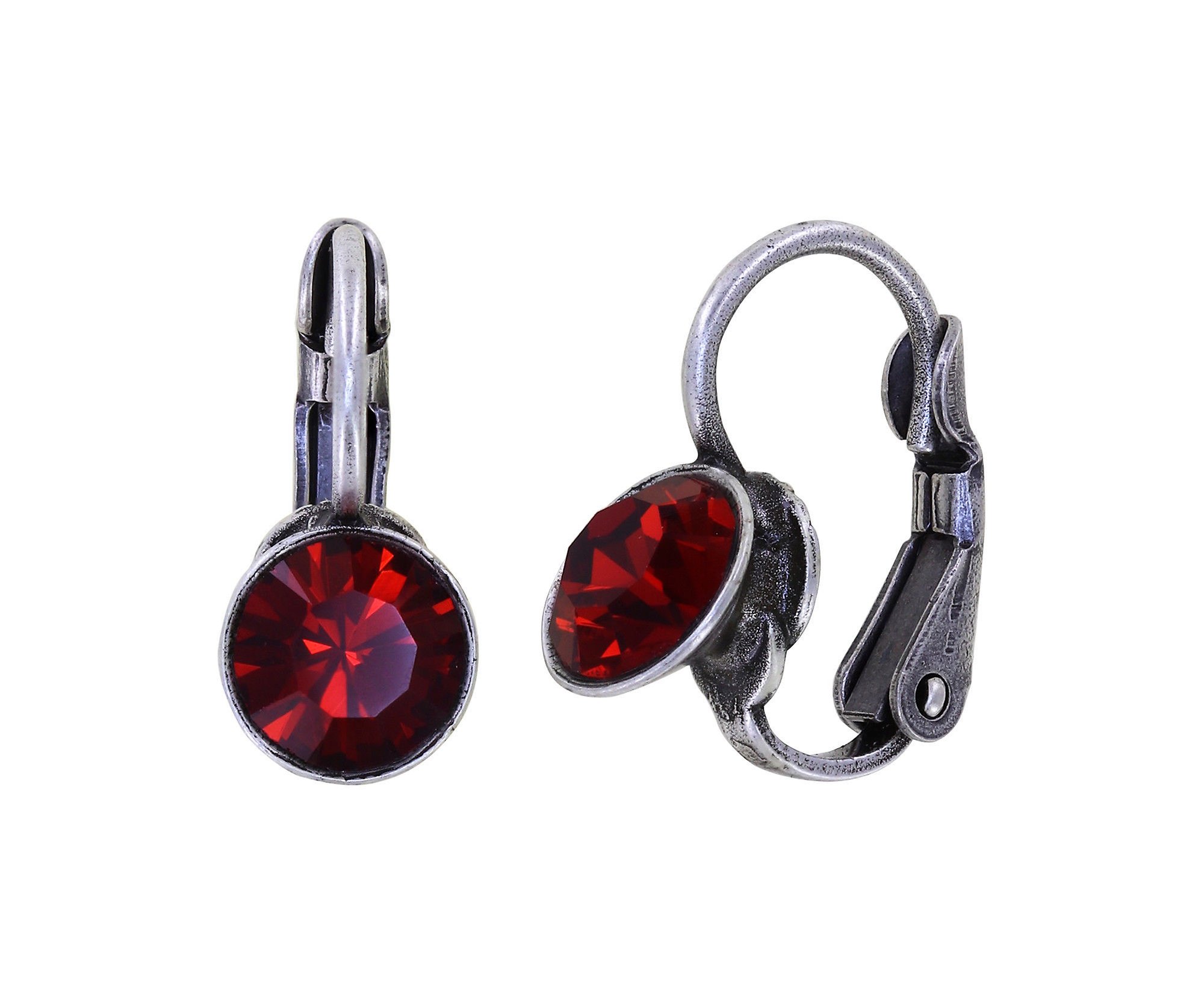 image for Earring Eurowire Black Jack Red red velvet SS 29