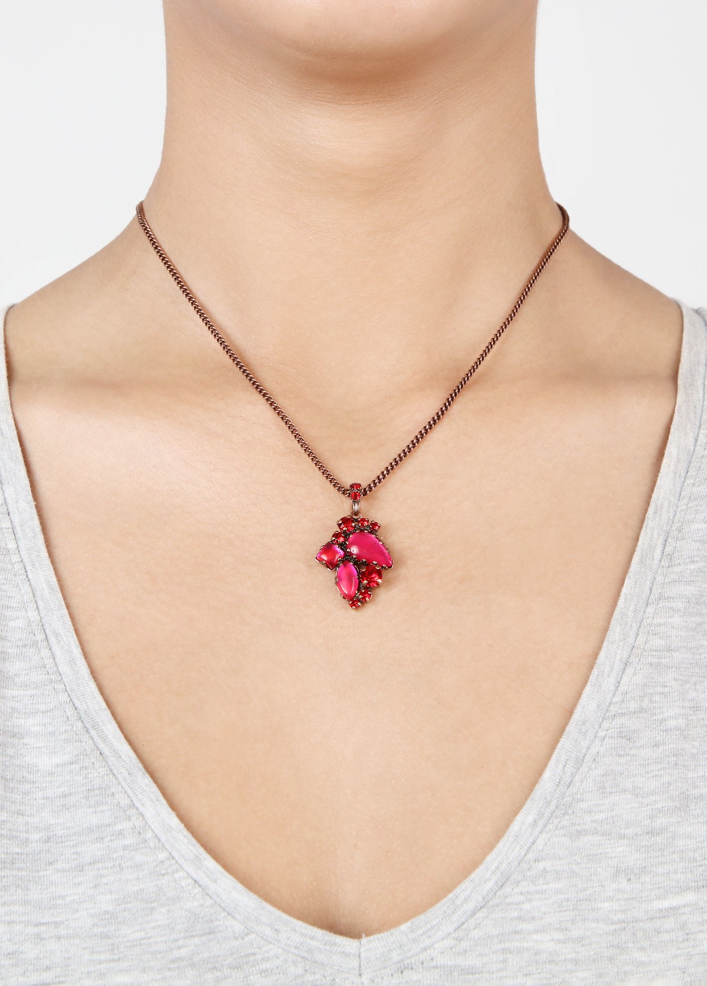 image pour Collier pendant Jelly Star Rose  