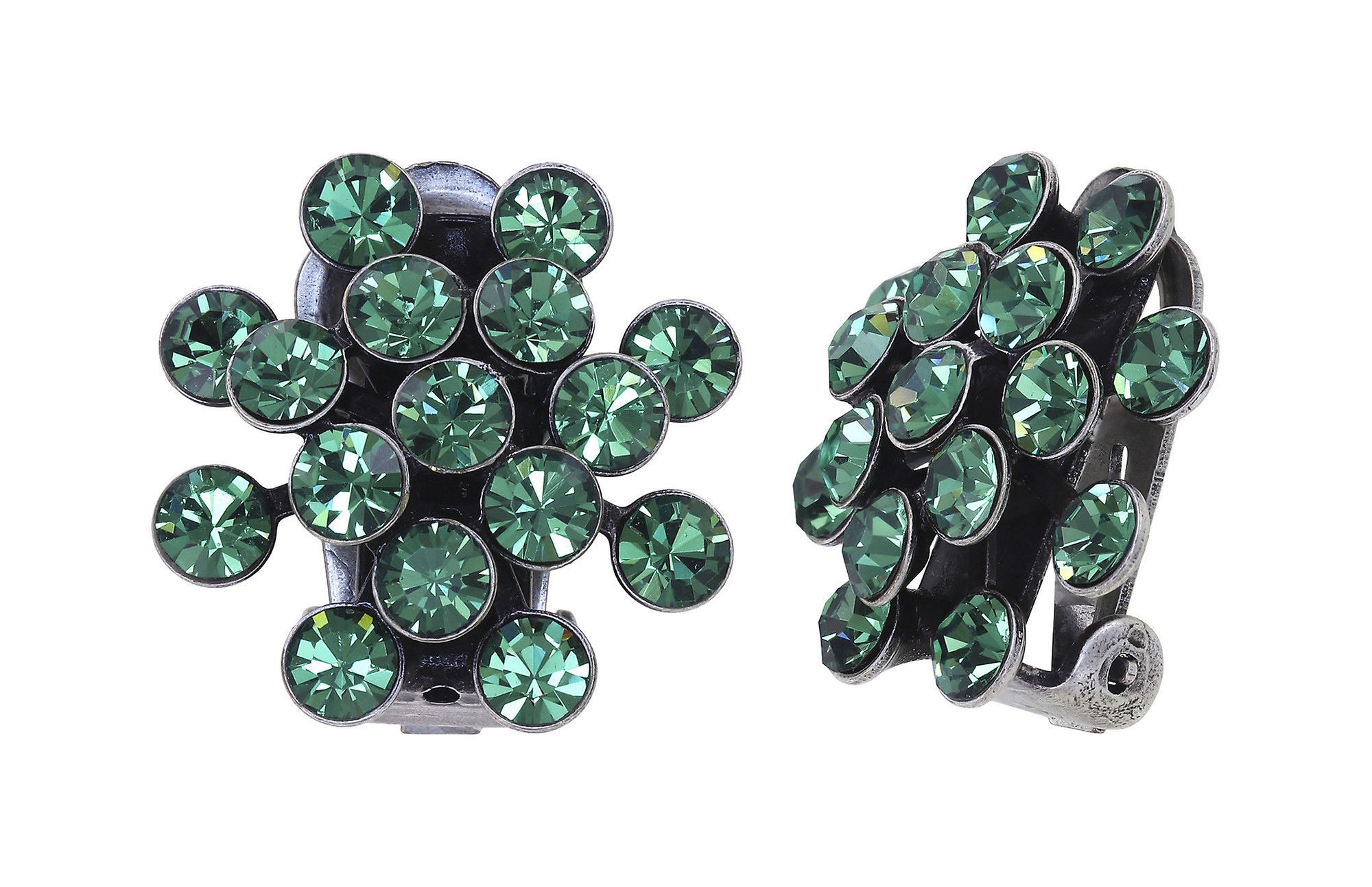 image pour Boucles d'oreilles Clip Magic Fireball Vert erinite Classic Size (21mm Ø)