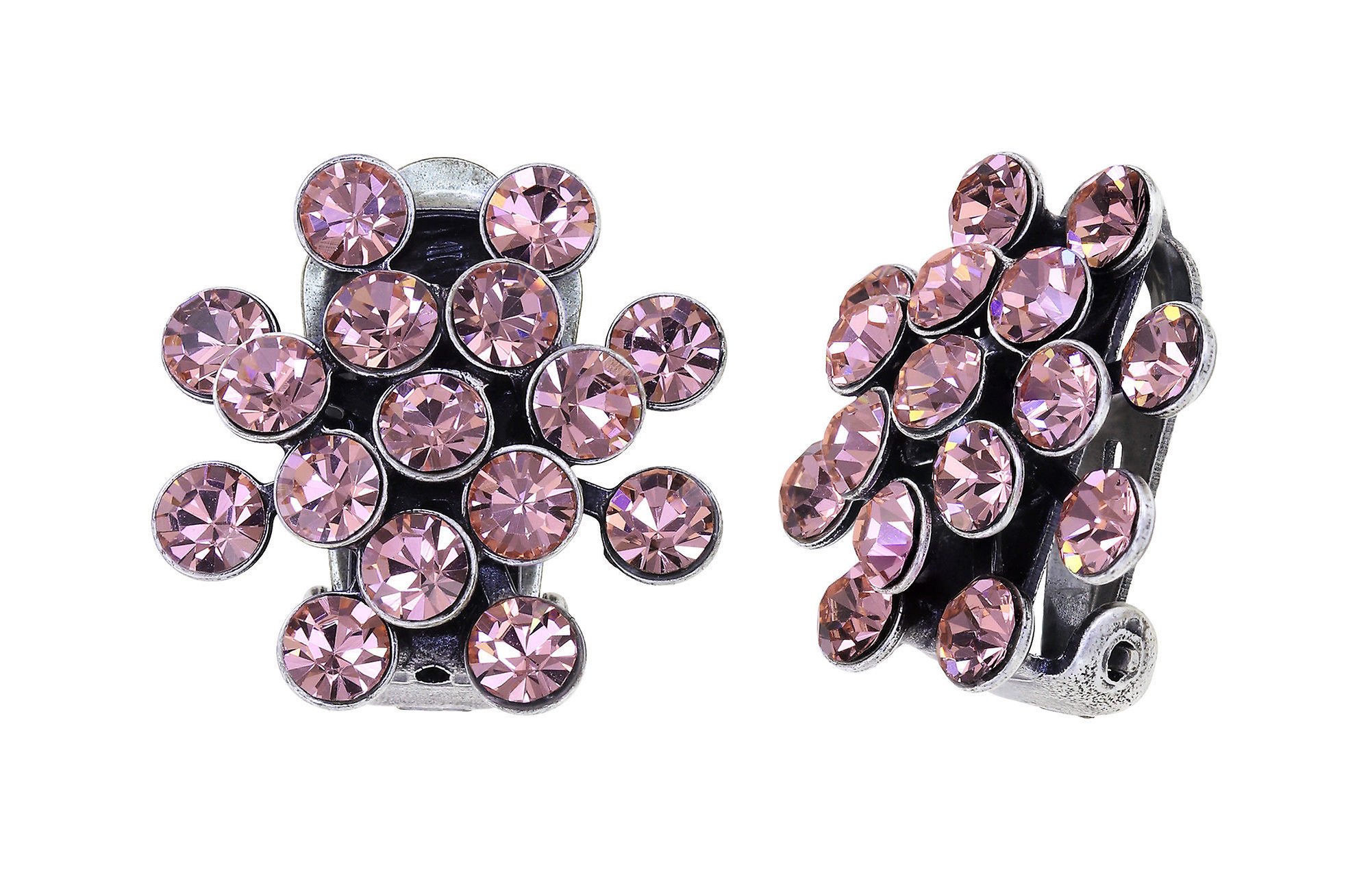 image pour Boucles d'oreilles Clip Magic Fireball Rose vintage rose Classic Size (21mm Ø)