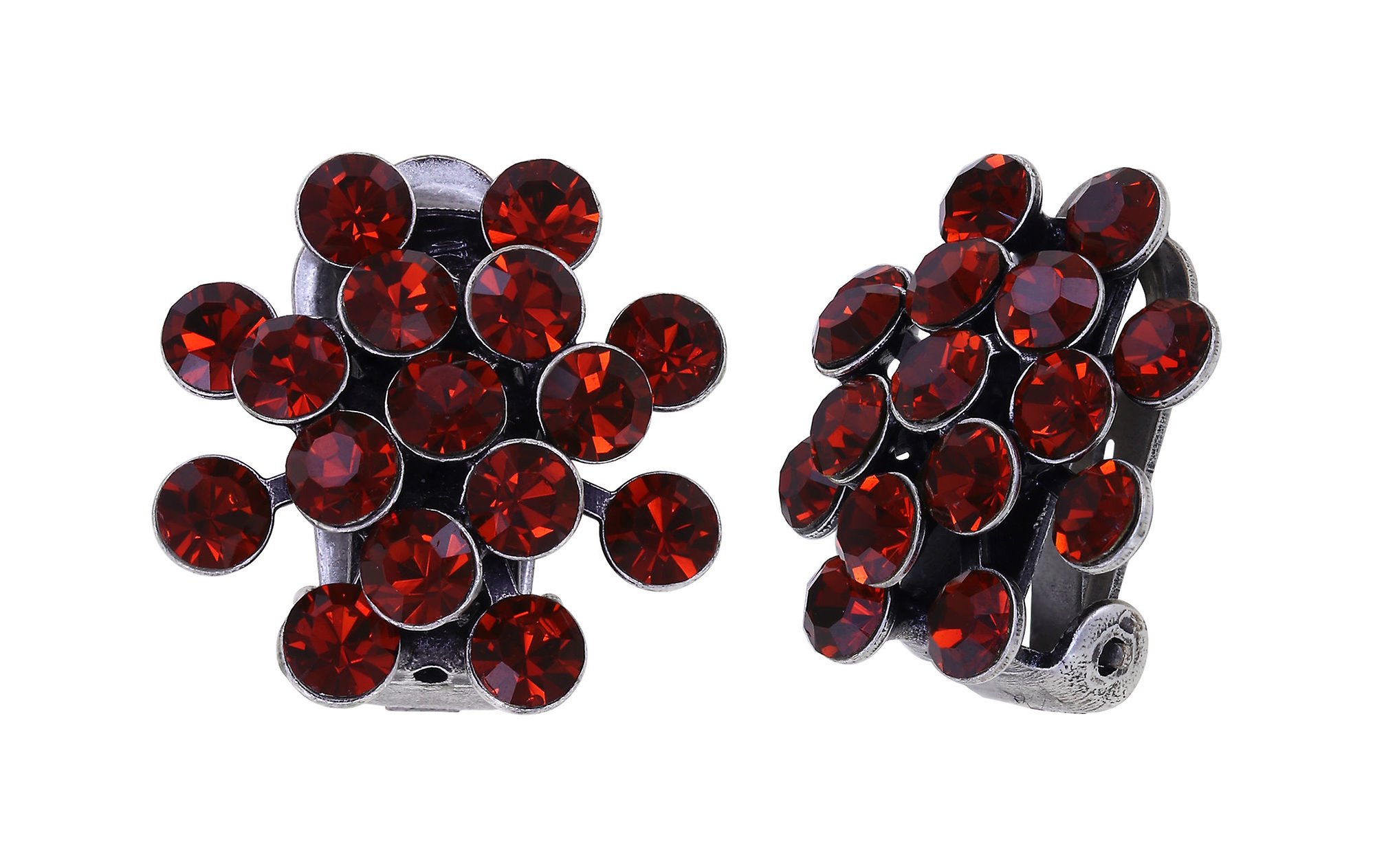 image pour Boucles d'oreilles Clip Magic Fireball Rouge red velvet Classic Size (21mm Ø)
