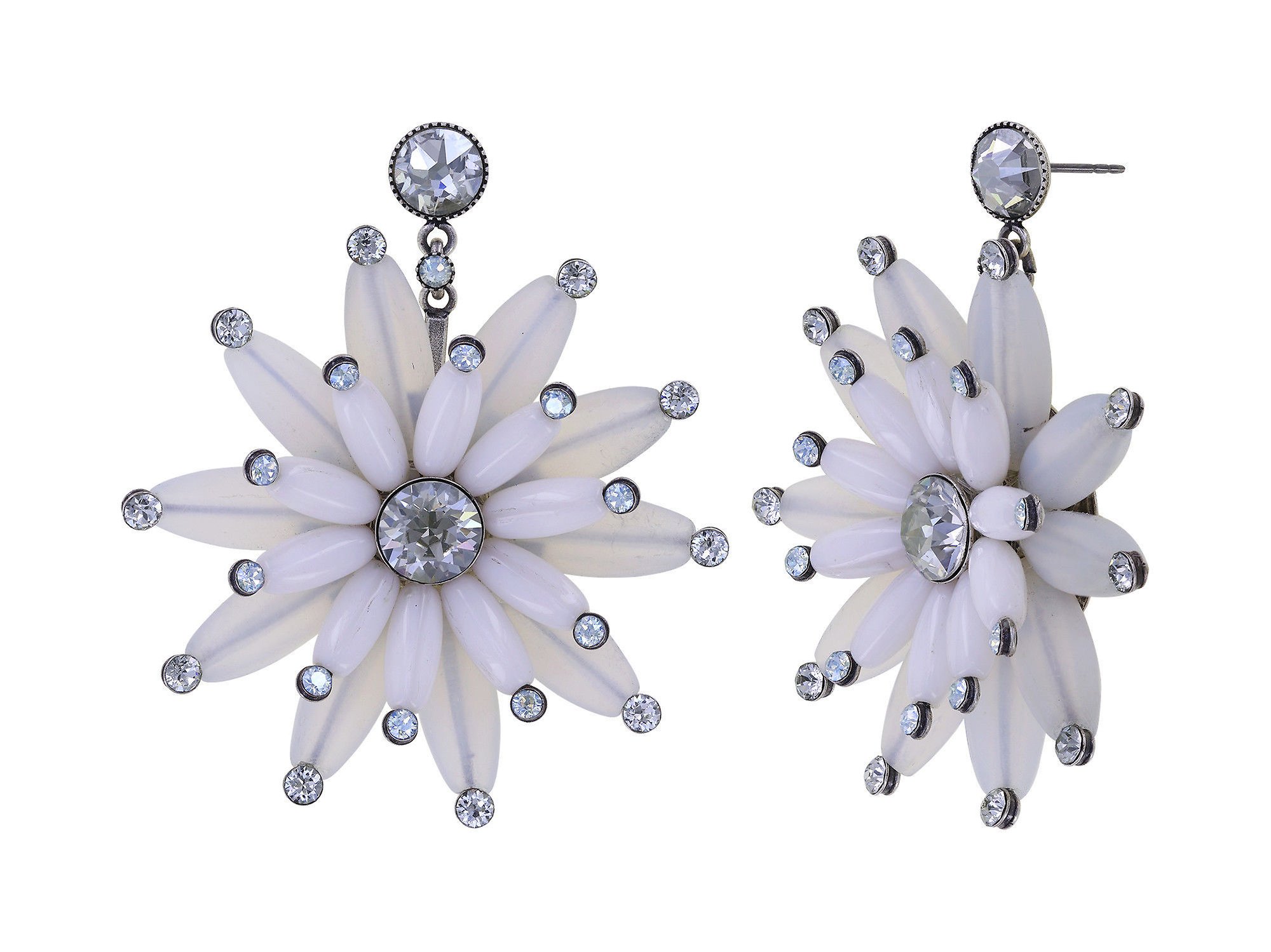 image for Earring Stud Dangling Daisy Riot White  size L