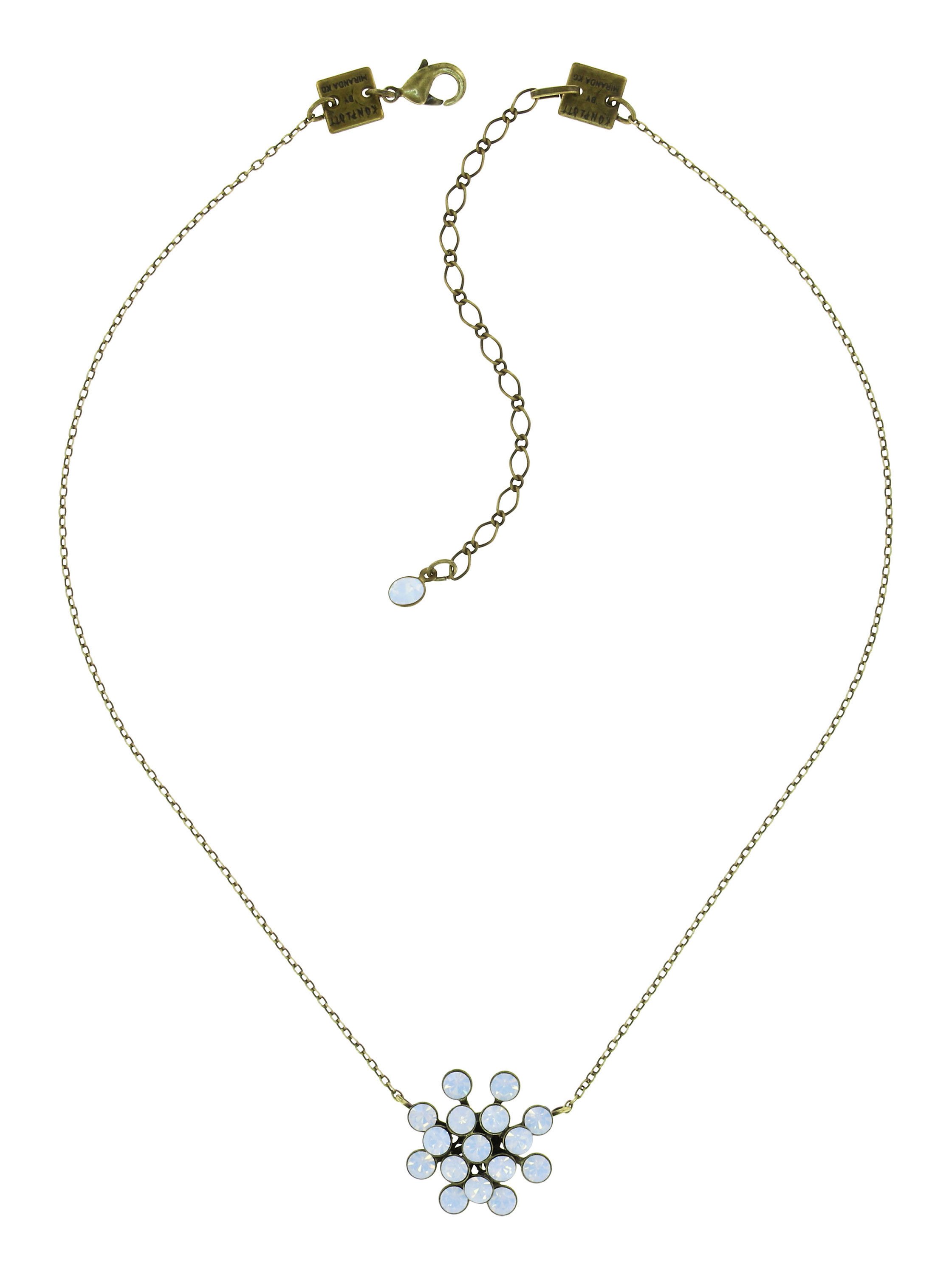 Bild für Halskette mit Anh&auml;nger Magic Fireball weiß Weißer Opal Classic Size (21mm Ø)