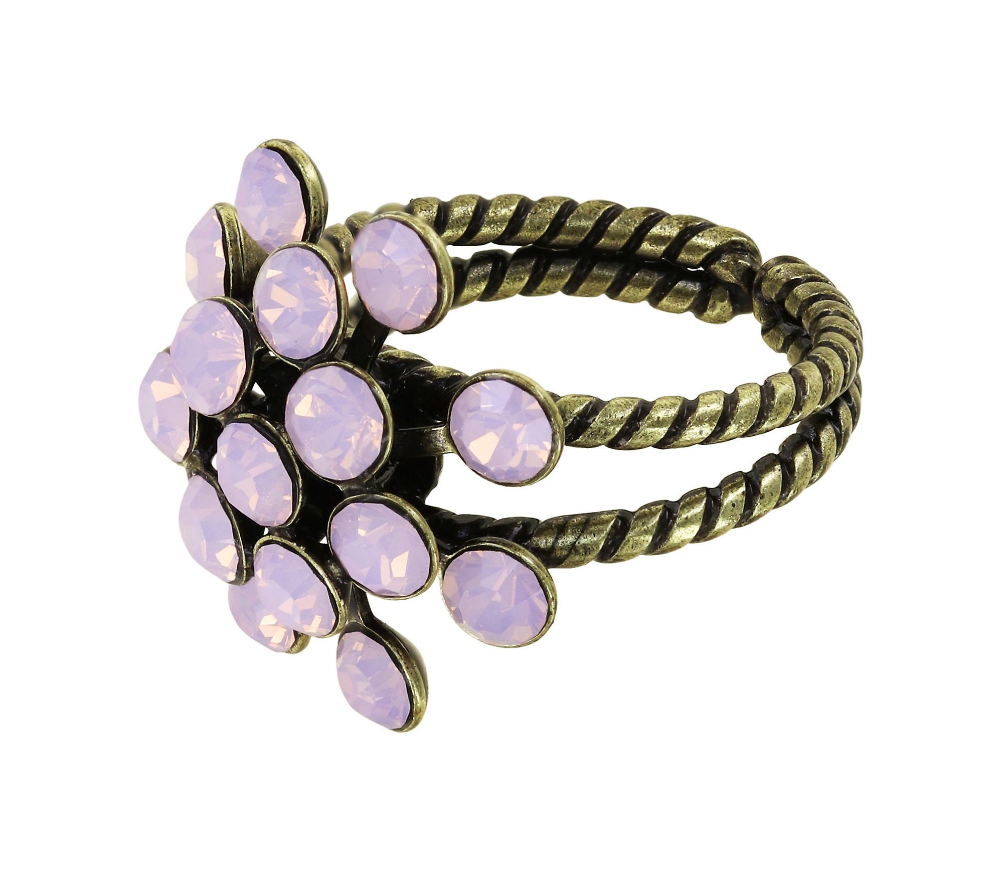 image for Ring Magic Fireball Pink rose opal Classic Size (21mm Ø)