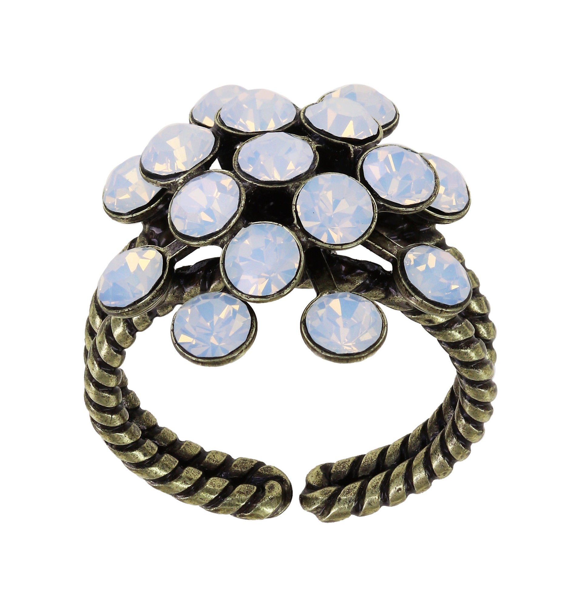 Kép Ring Magic Fireball White white opal Classic Size (21mm Ø)