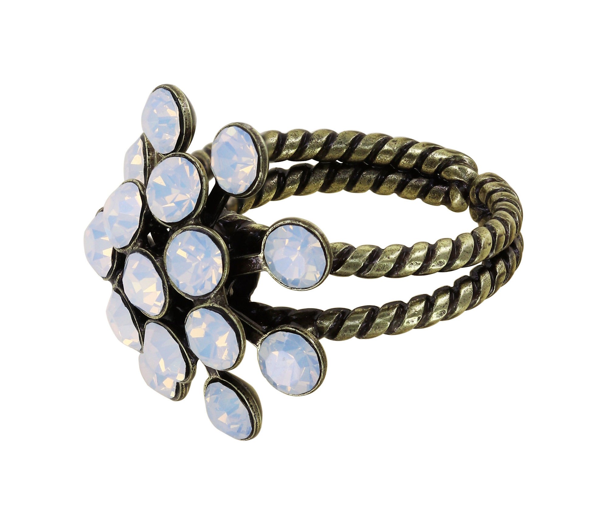 Bild für Ring Magic Fireball weiß Weißer Opal Classic Size (21mm Ø)