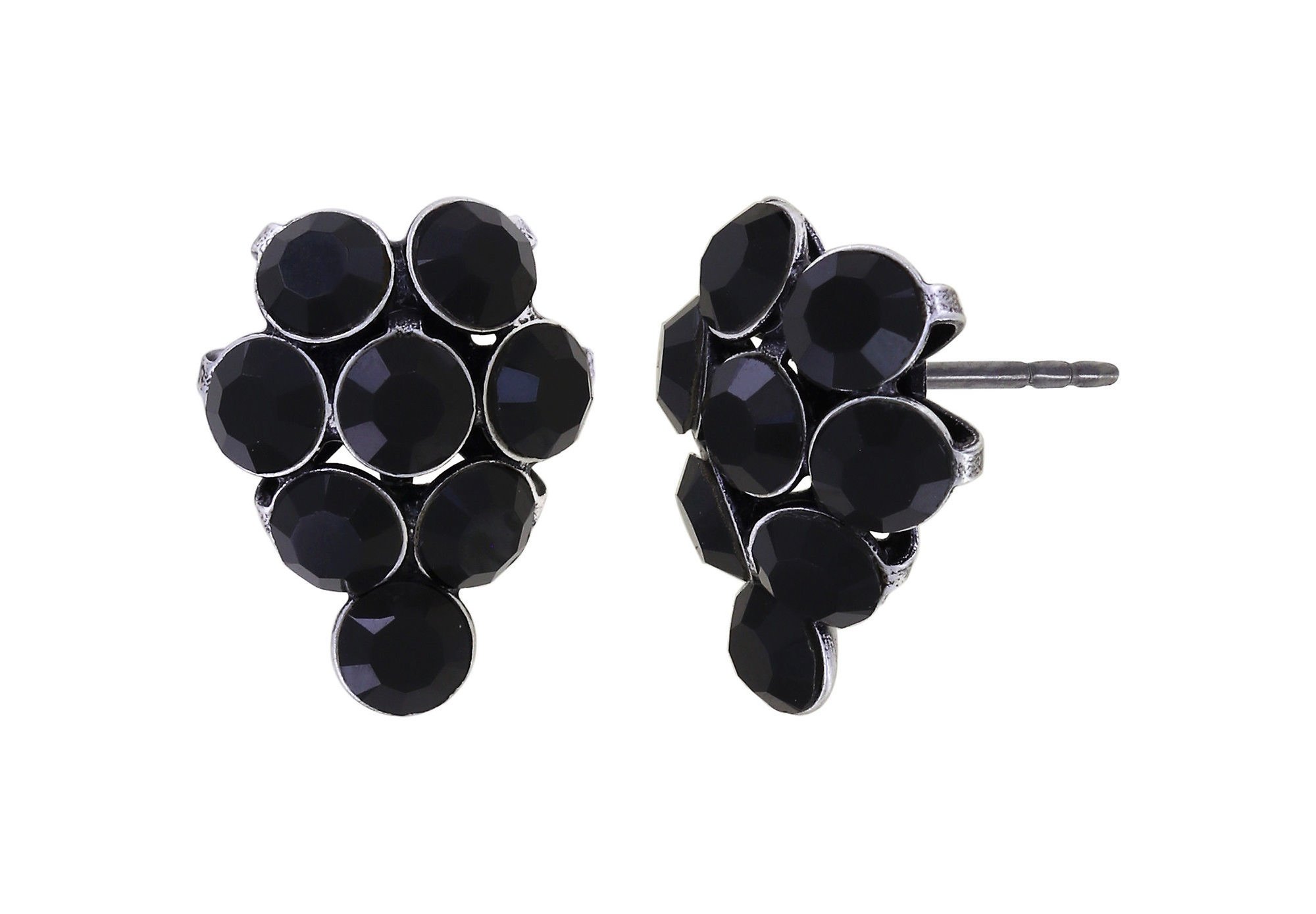 Bild für Ohrstecker Magic Fireball Schwarz Jet Classic Size (21mm Ø)