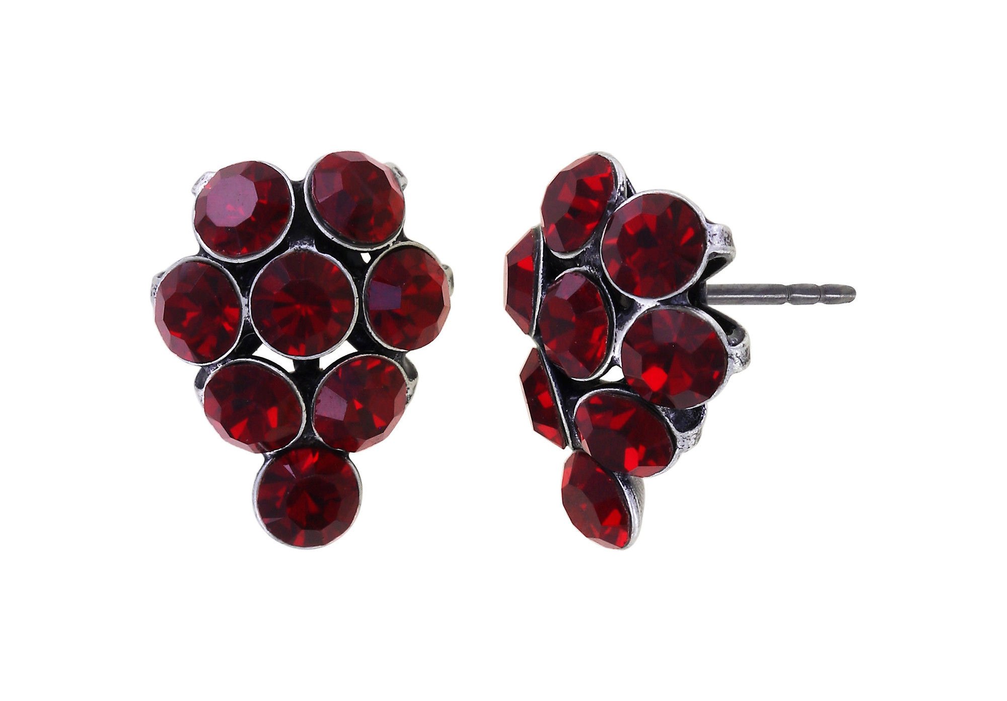 для изображений Серьги Magic Fireball Red siam Classic Size (21mm Ø)