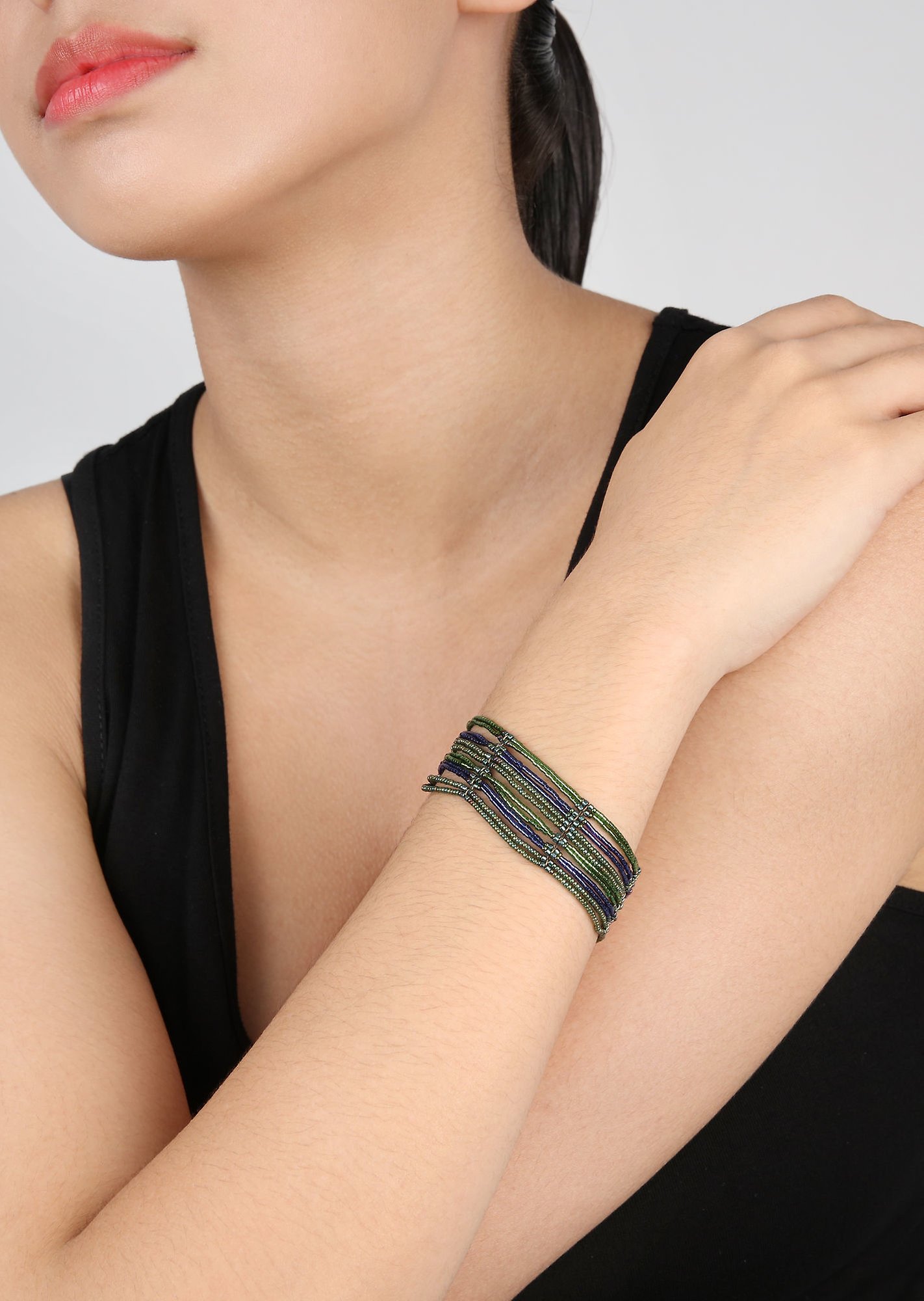 Bild für Armband African Glam Light Tourmaline Grün 