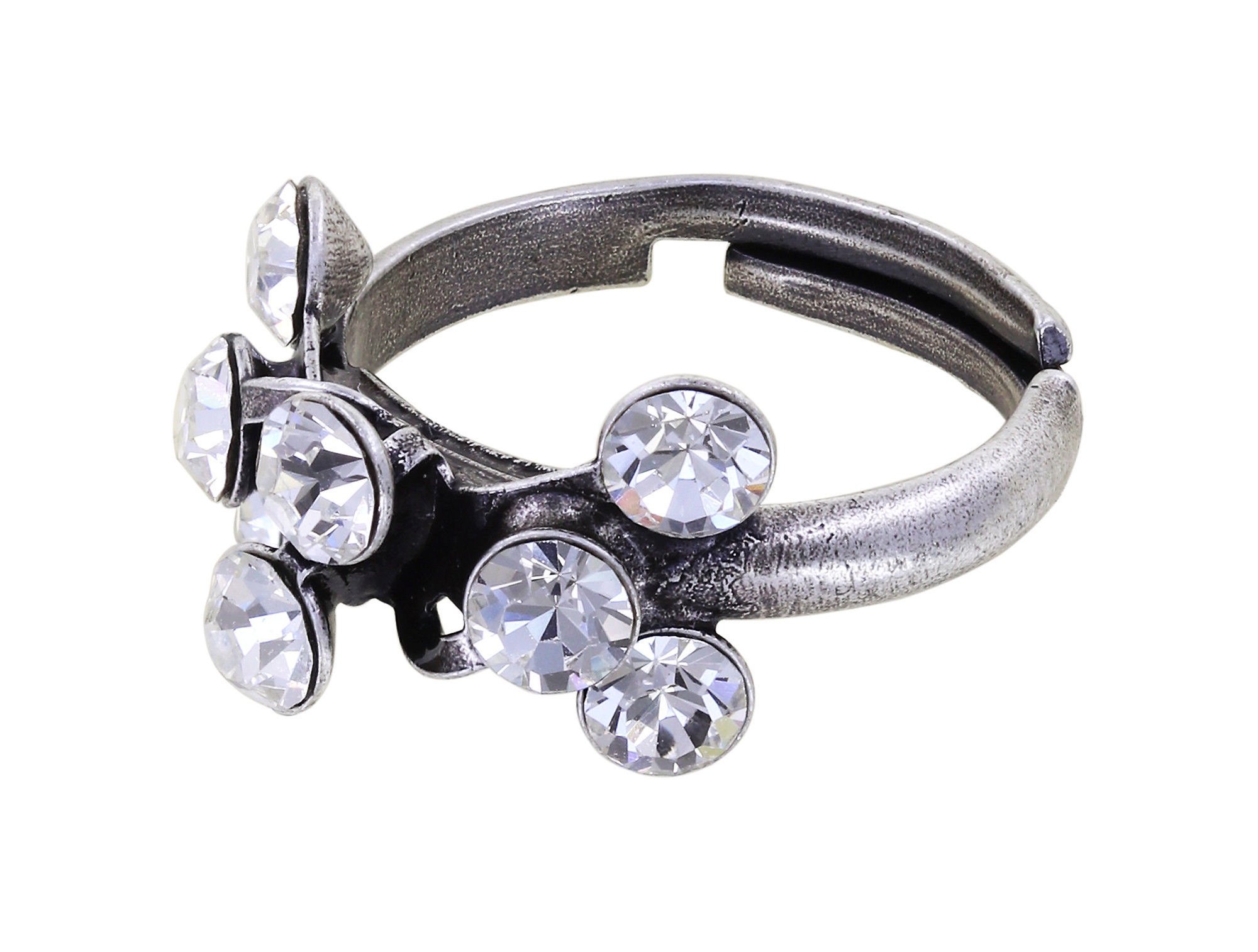 image pour Anneau Magic Fireball Blanc crystal Classic Size (21mm Ø)