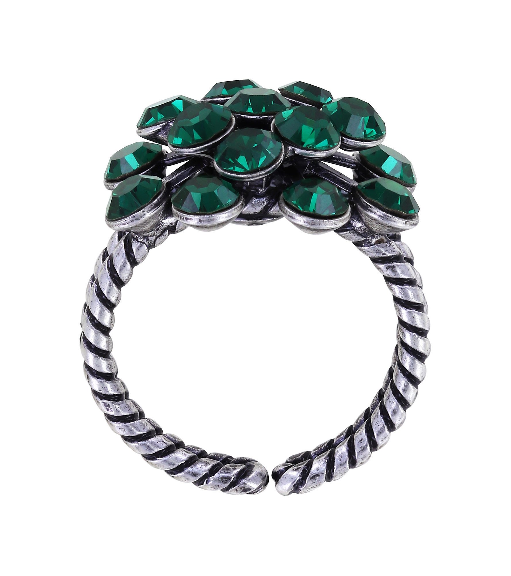 Bild für Ring Magic Fireball Grün Smaragd Classic Size (21mm Ø)