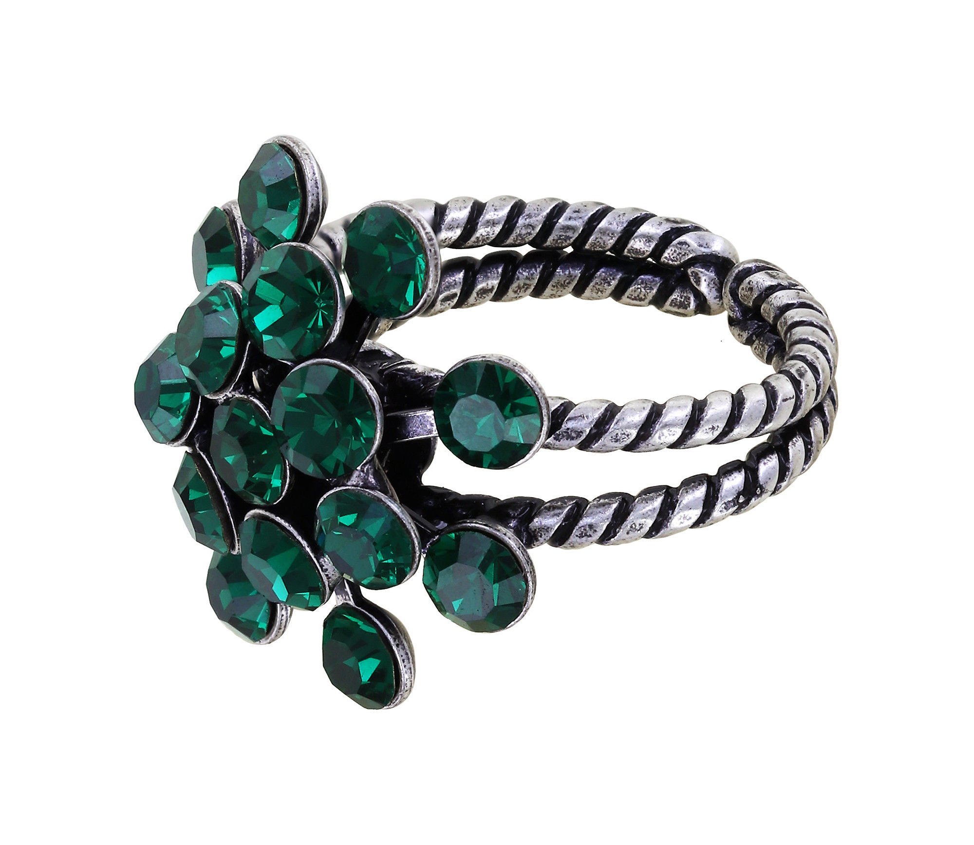 Kép Ring Magic Fireball Green emerald Classic Size (21mm Ø)