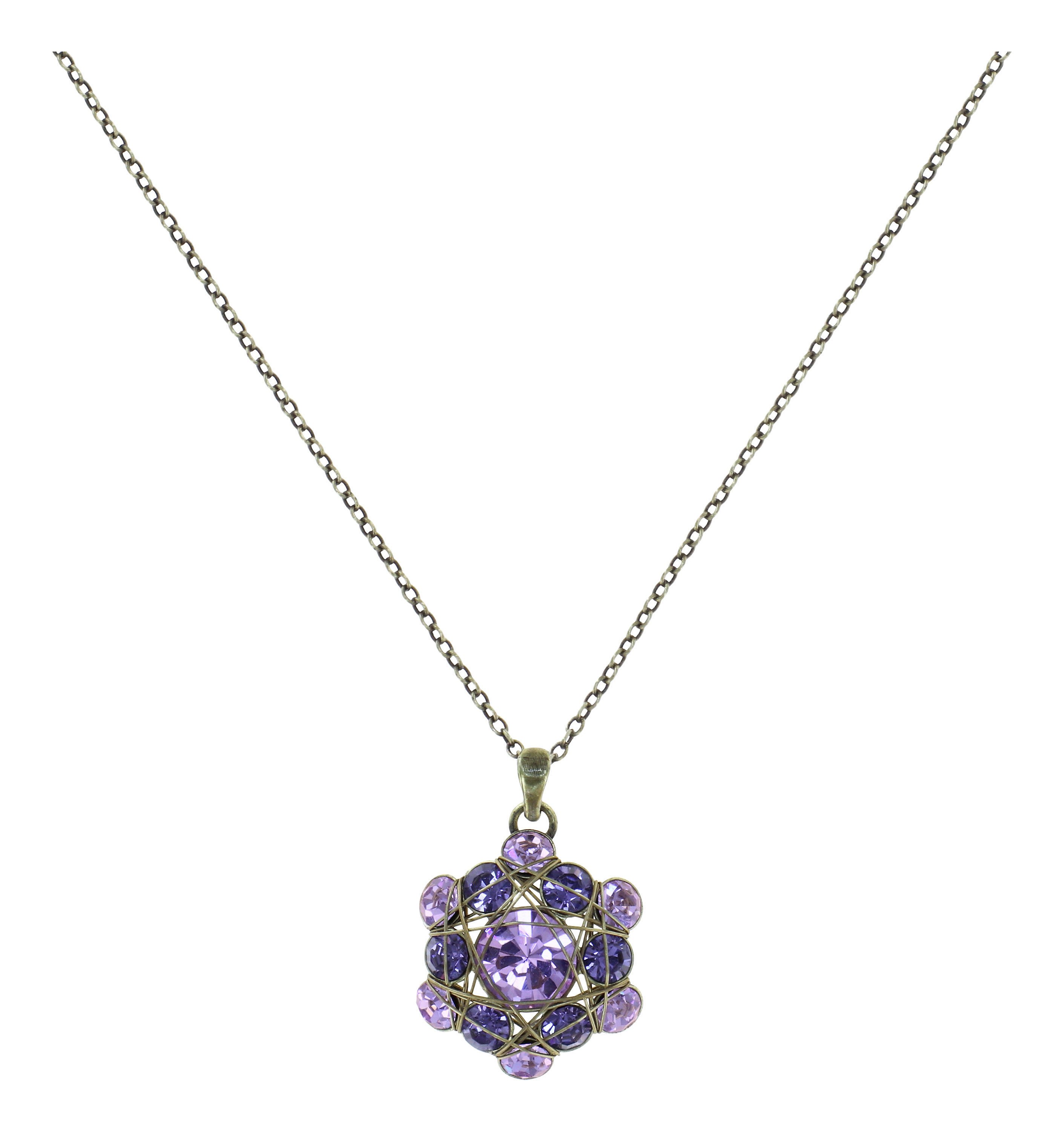 image pour Collier pendant Bended Lights Lila  