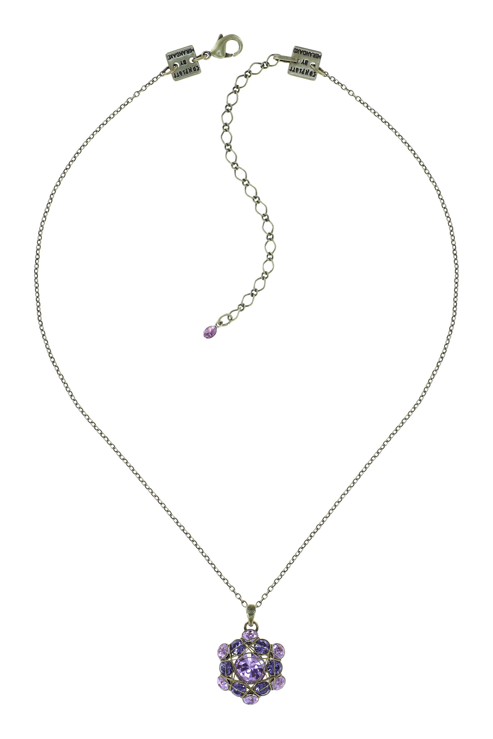 image pour Collier pendant Bended Lights Lila  