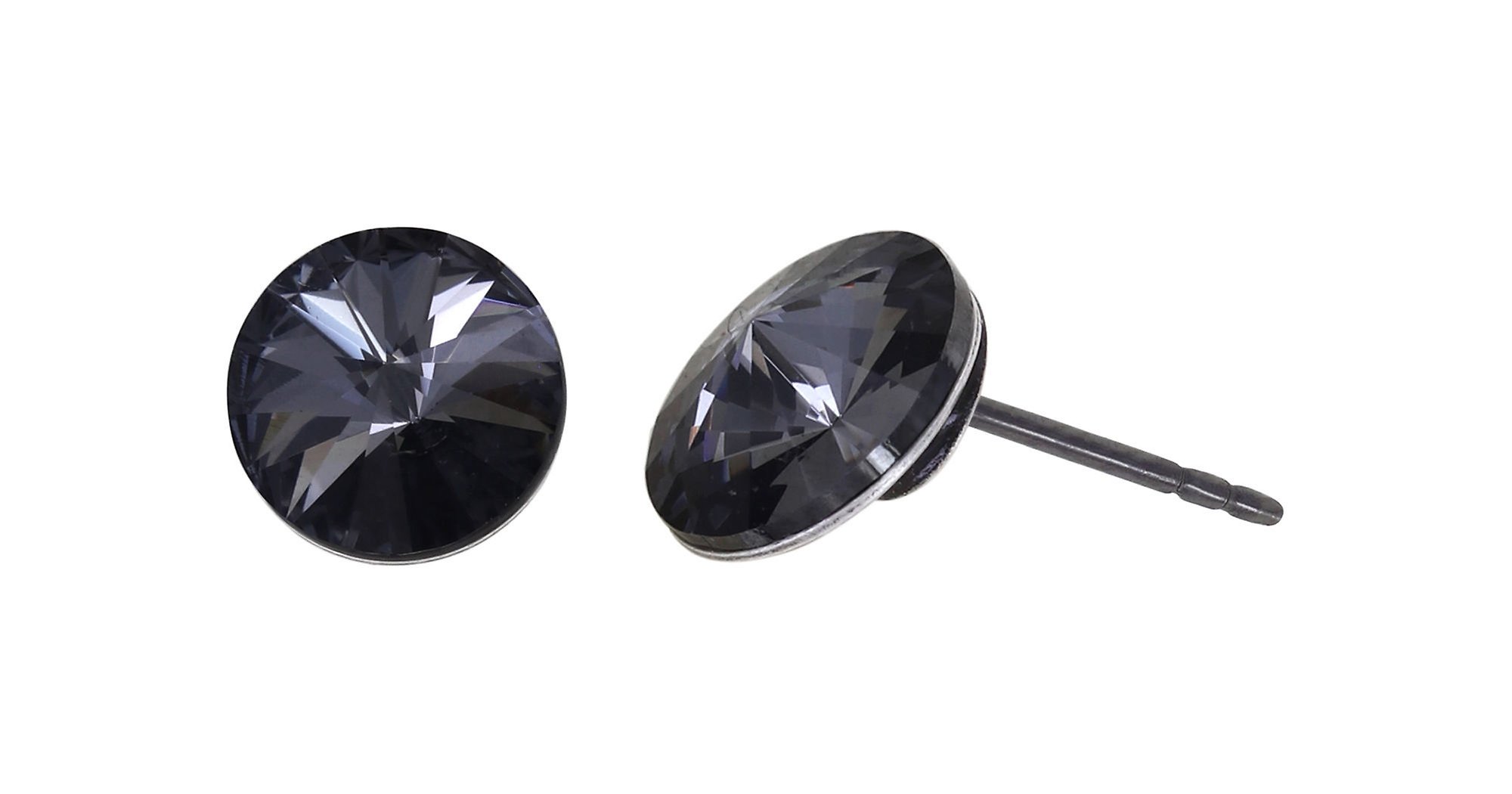 image pour Clou d'oreille Rivoli Gris crystal night fall SS 39