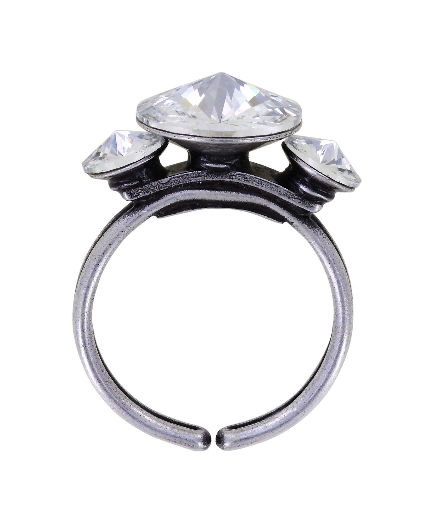image for Ring Rivoli White crystal 12 mm