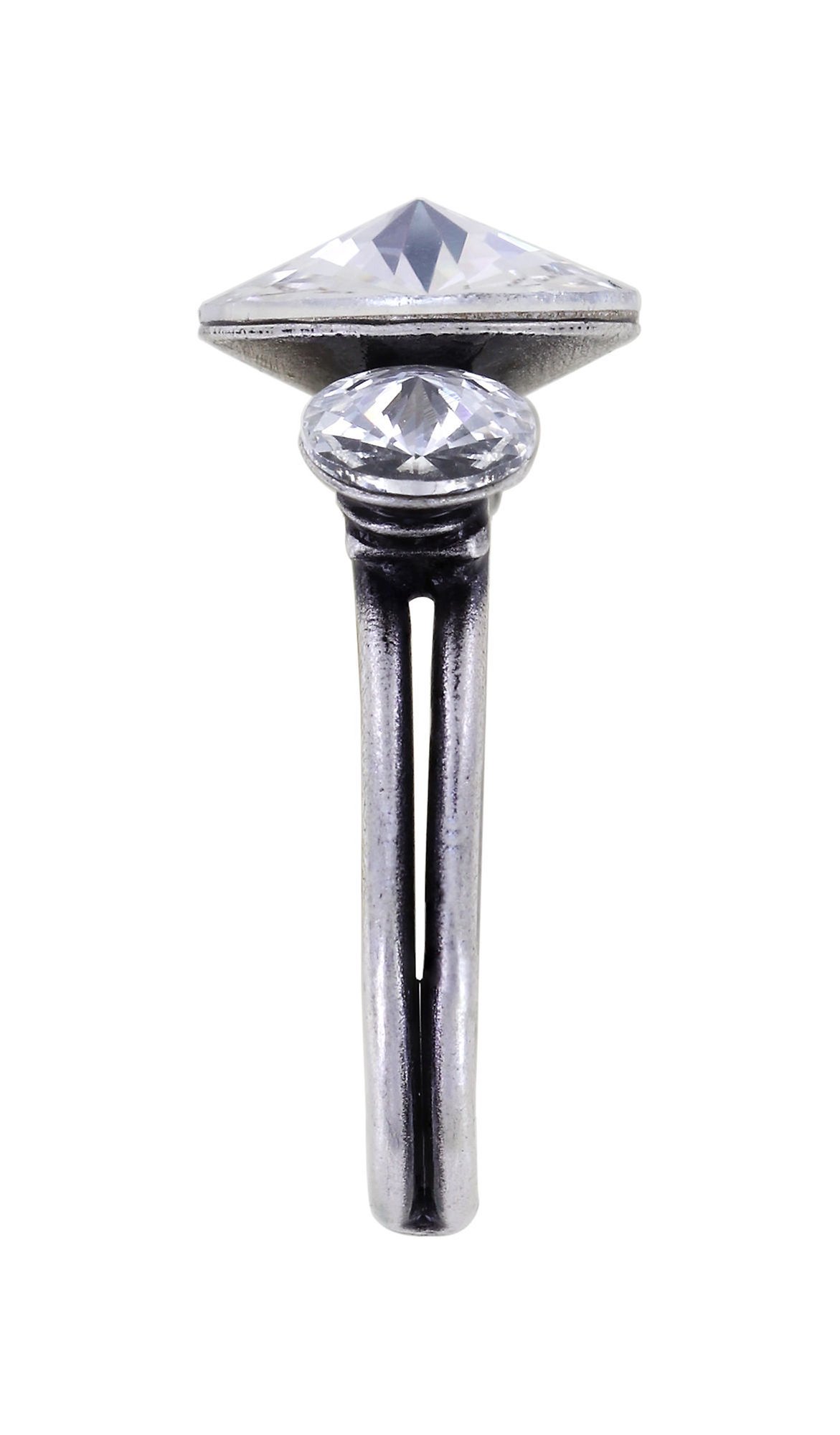 image pour Anneau Rivoli Blanc crystal 12 mm