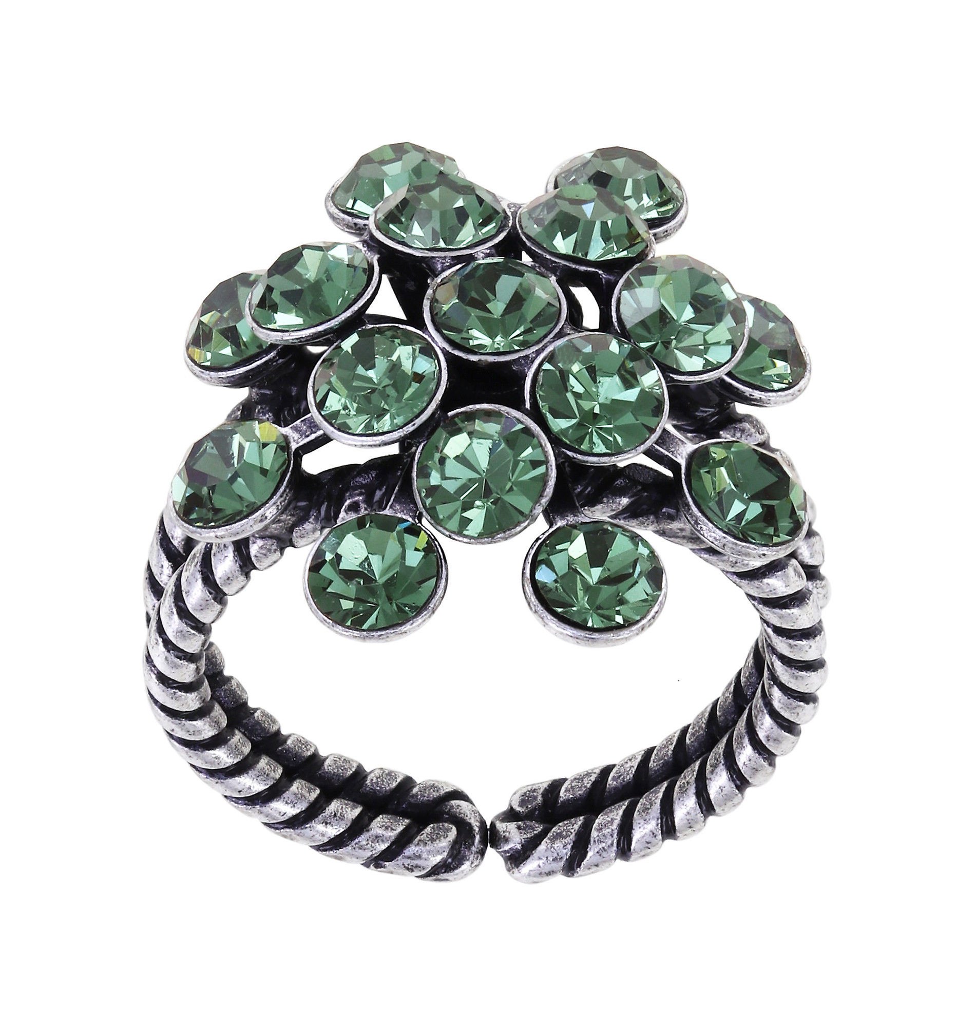 Bild für Ring Magic Fireball Grün Erinite Classic Size (21mm Ø)