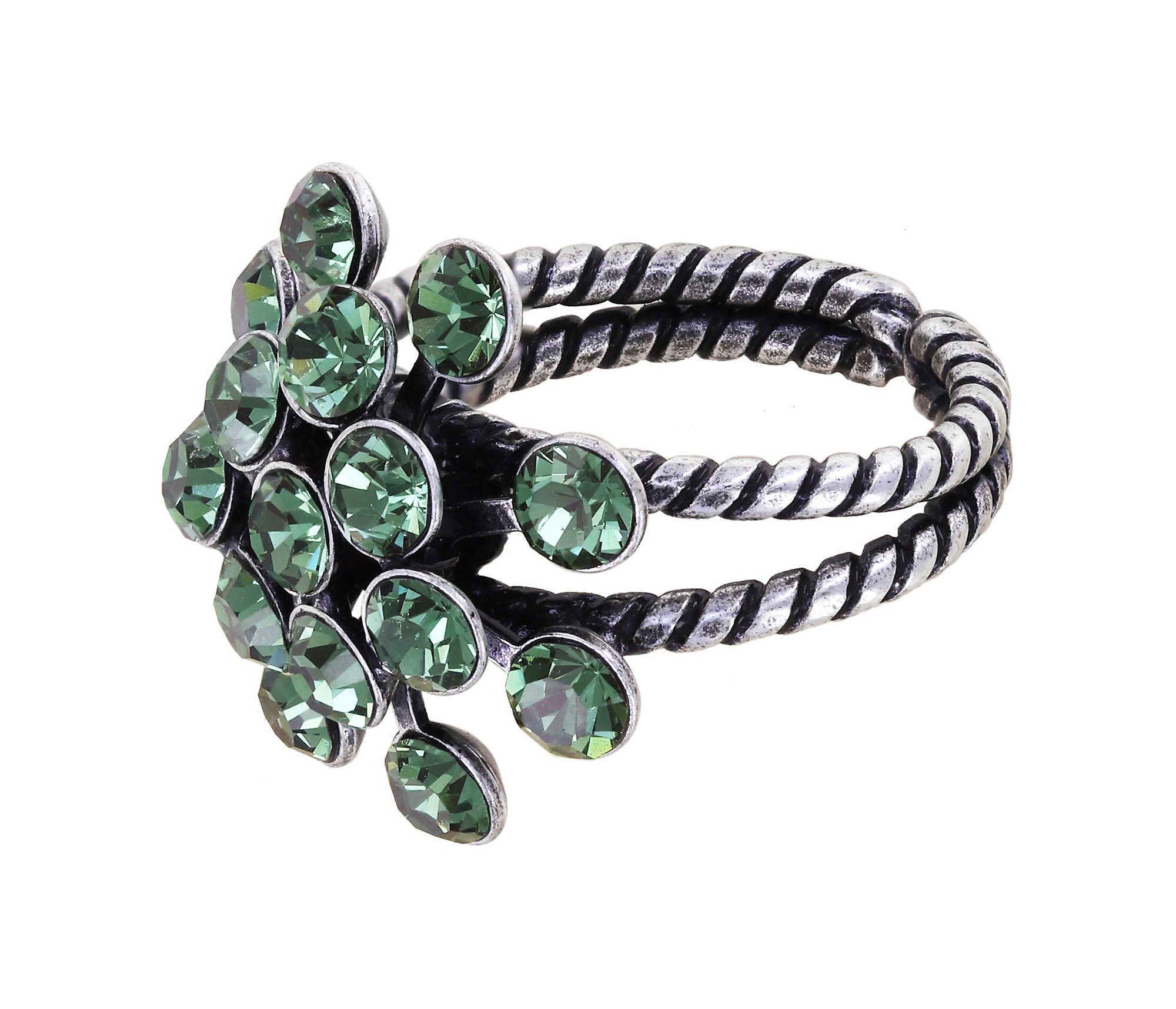 Bild für Ring Magic Fireball Grün Erinite Classic Size (21mm Ø)