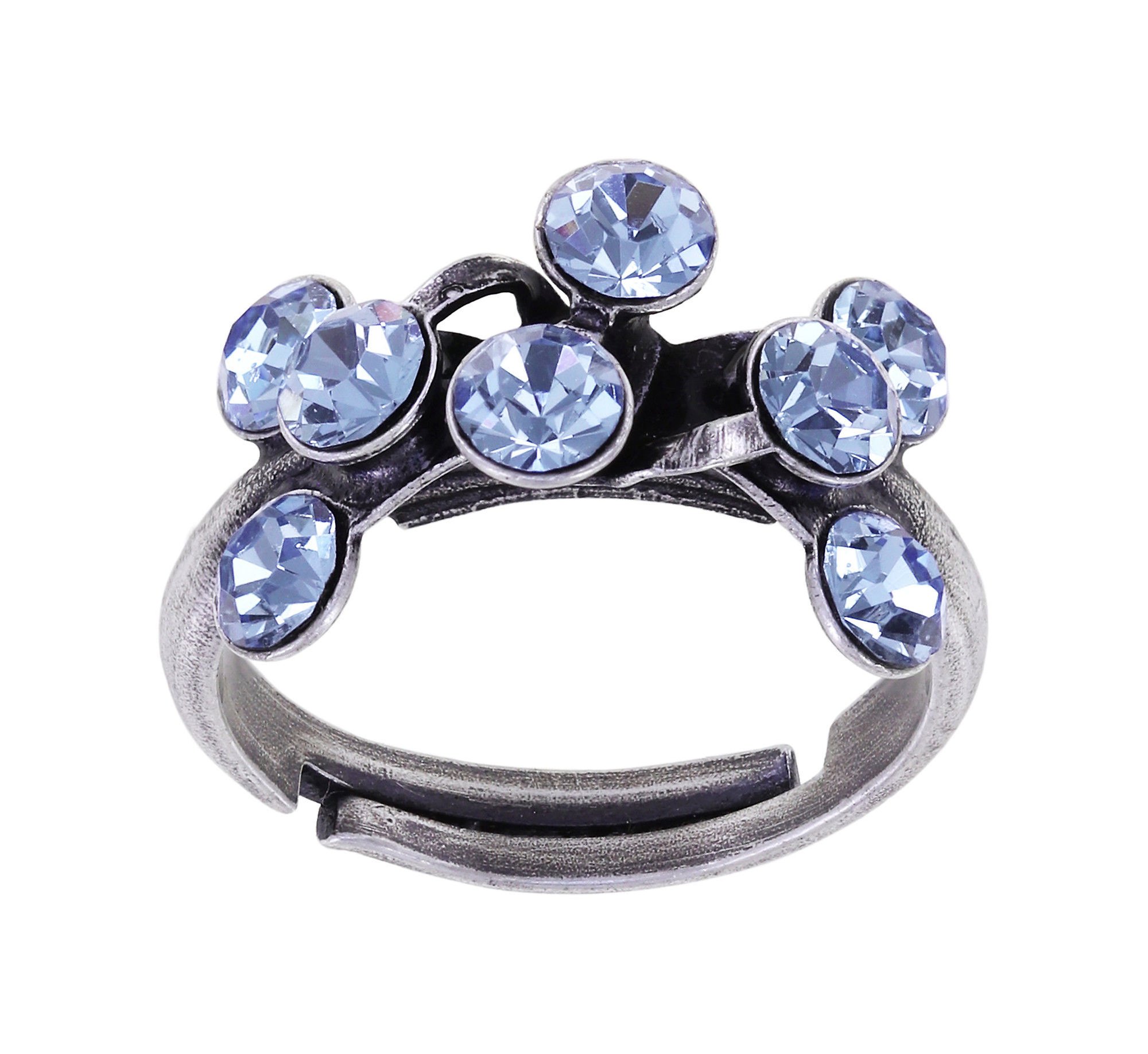 image pour Anneau Magic Fireball Bleu Clair light sapphire Classic Size (21mm Ø)