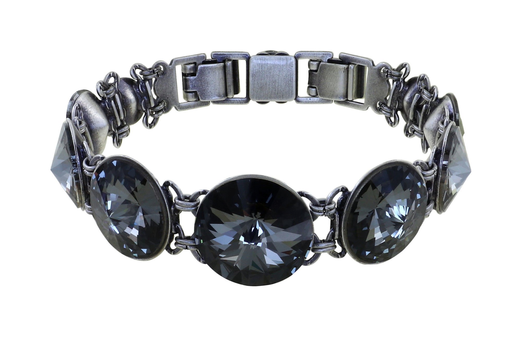 image pour Bracelet Rivoli Gris crystal night fall 