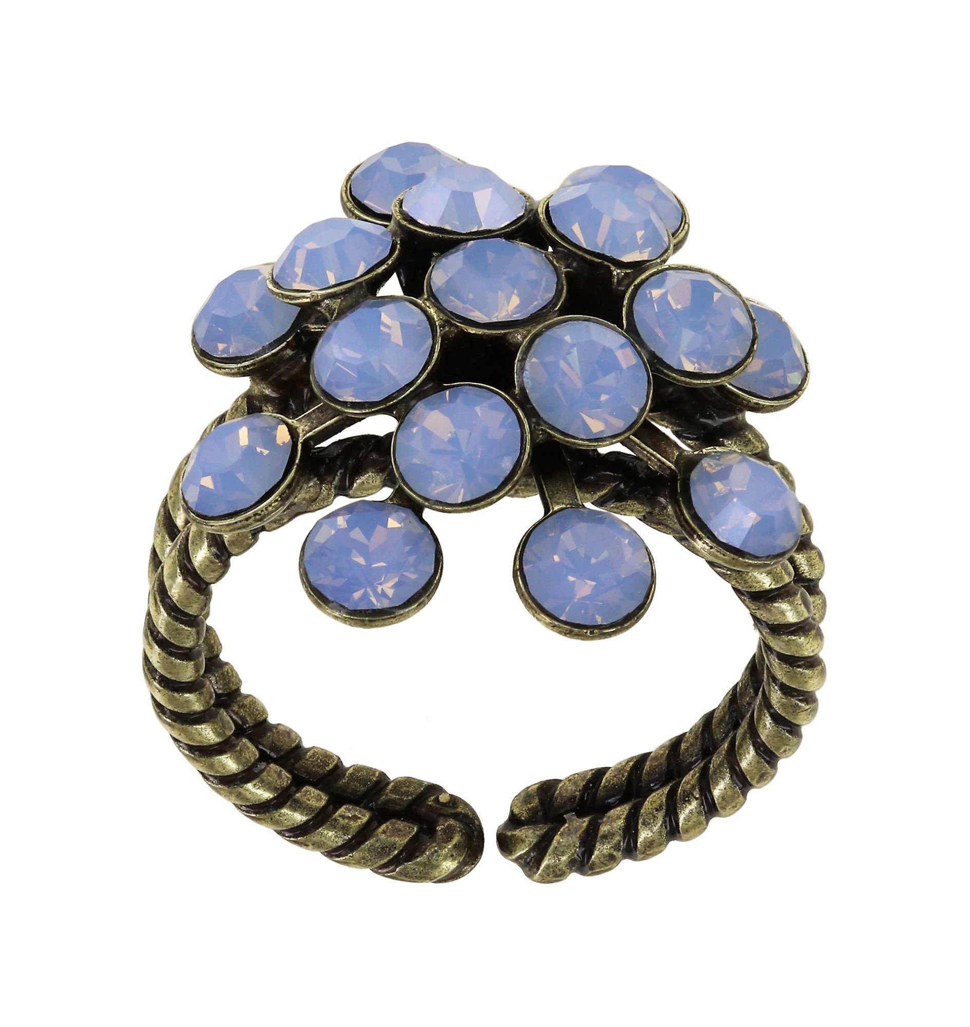 Bild für Ring Magic Fireball Blau lt. sapphire opal Classic Size (21mm Ø)