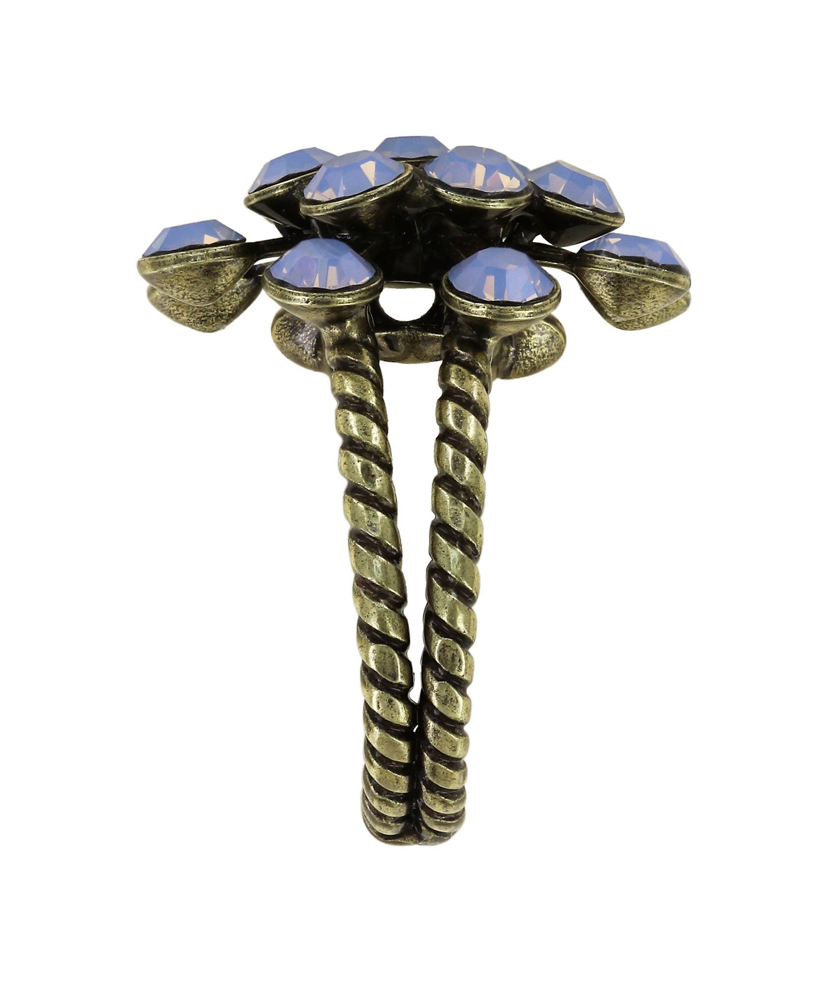 image pour Anneau Magic Fireball Bleu lt. sapphire opal Classic Size (21mm Ø)