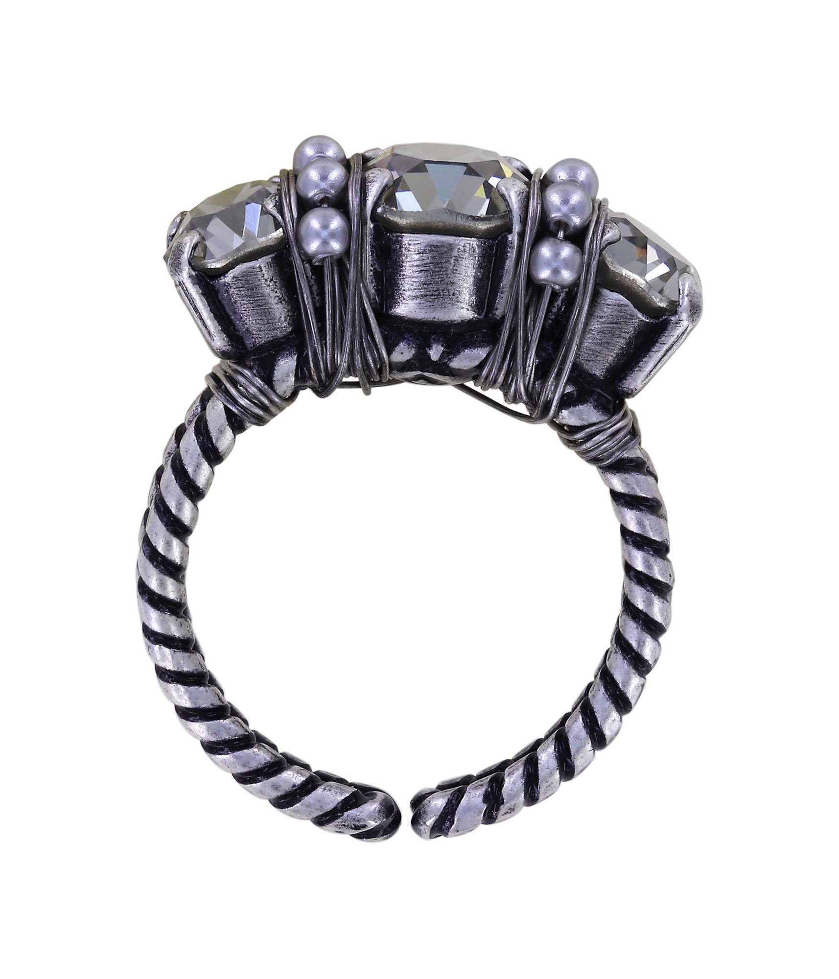 image pour Anneau Pearl Shadow Gris  