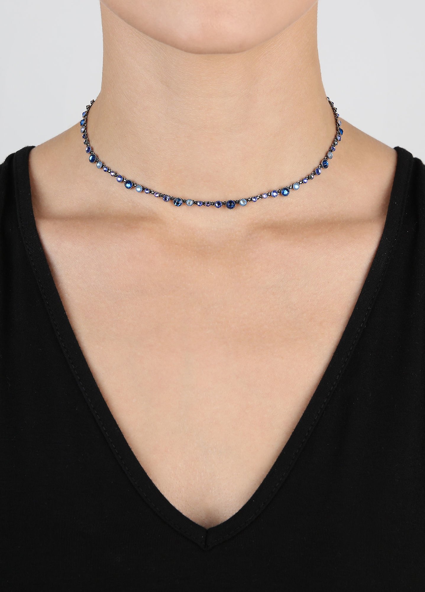 Bild für Halskette Alien Caviar Blaues Wasser Blau 