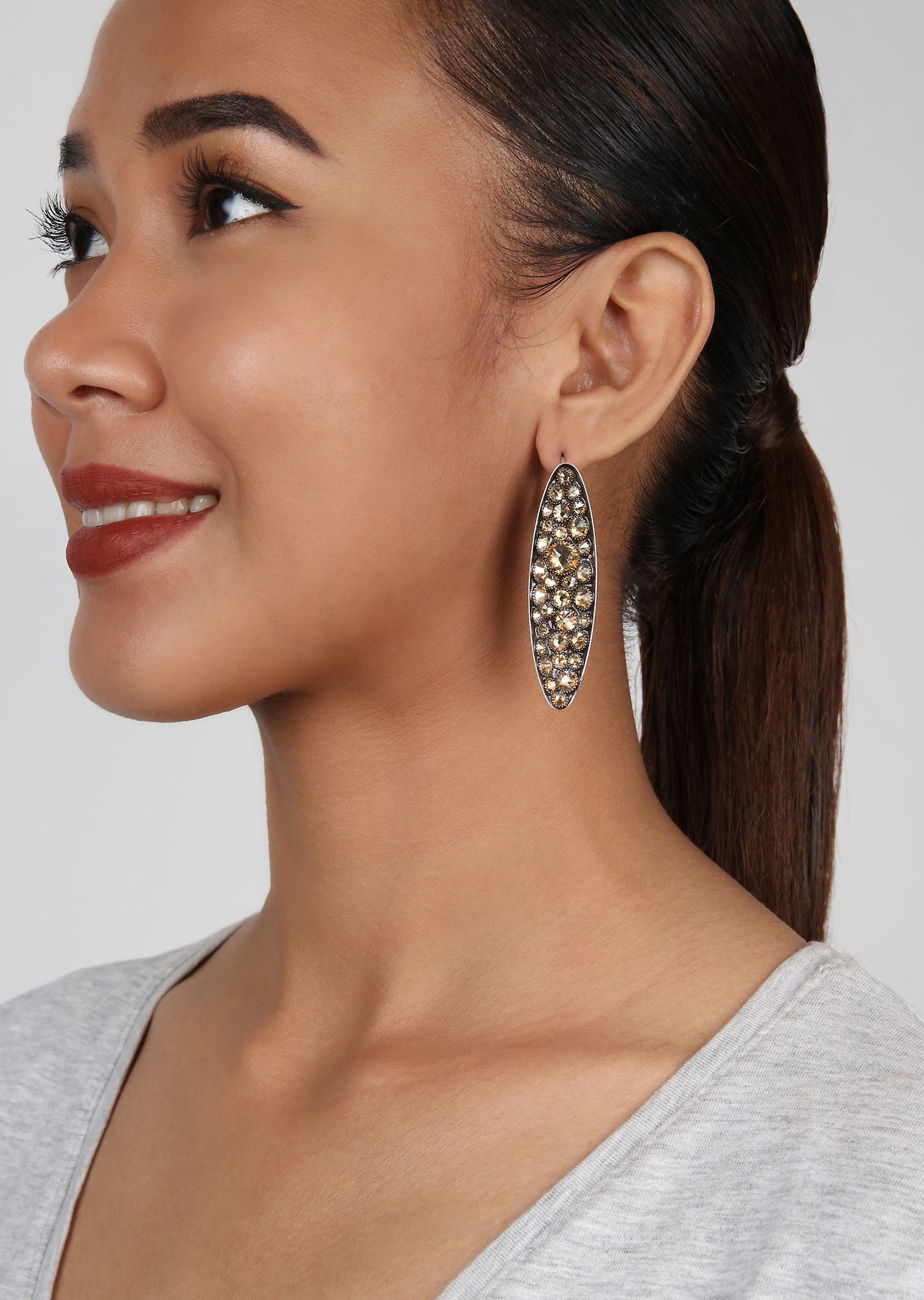 image for Earring Eurowire Back To The Future Golden Beige yellow/brown 