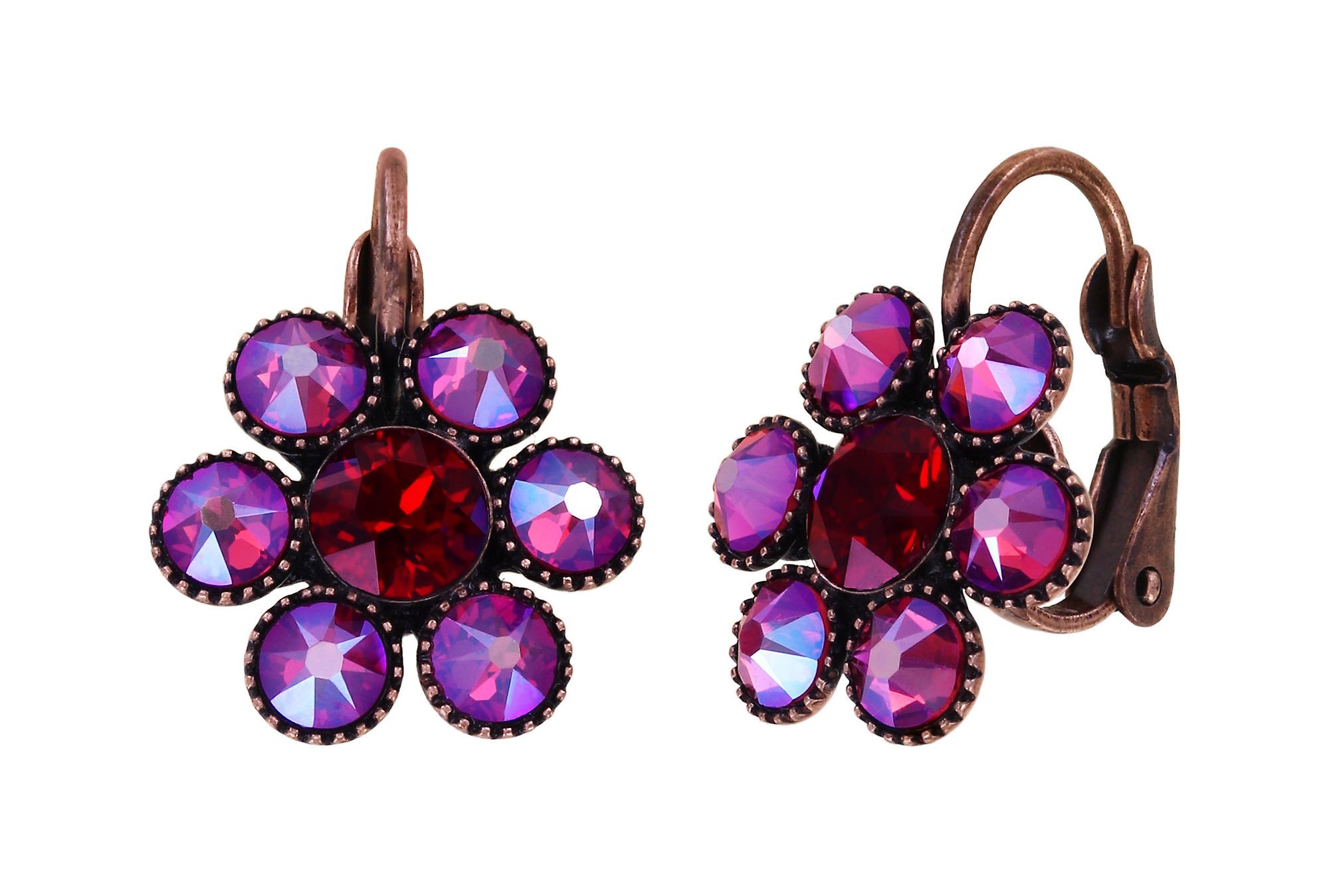 image for Earring Eurowire Lost Garden Red  