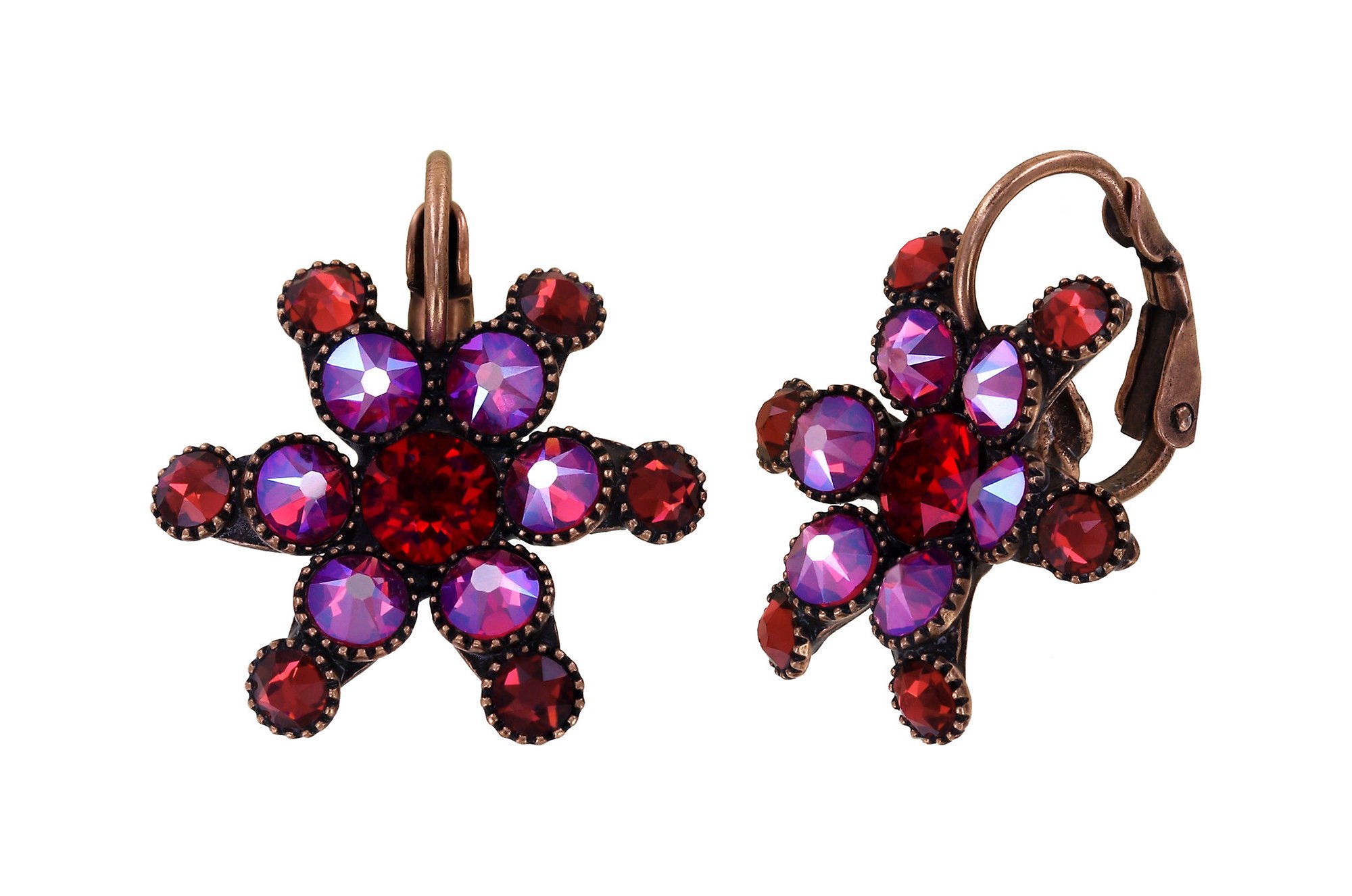 image for Earring Eurowire Lost Garden Red  