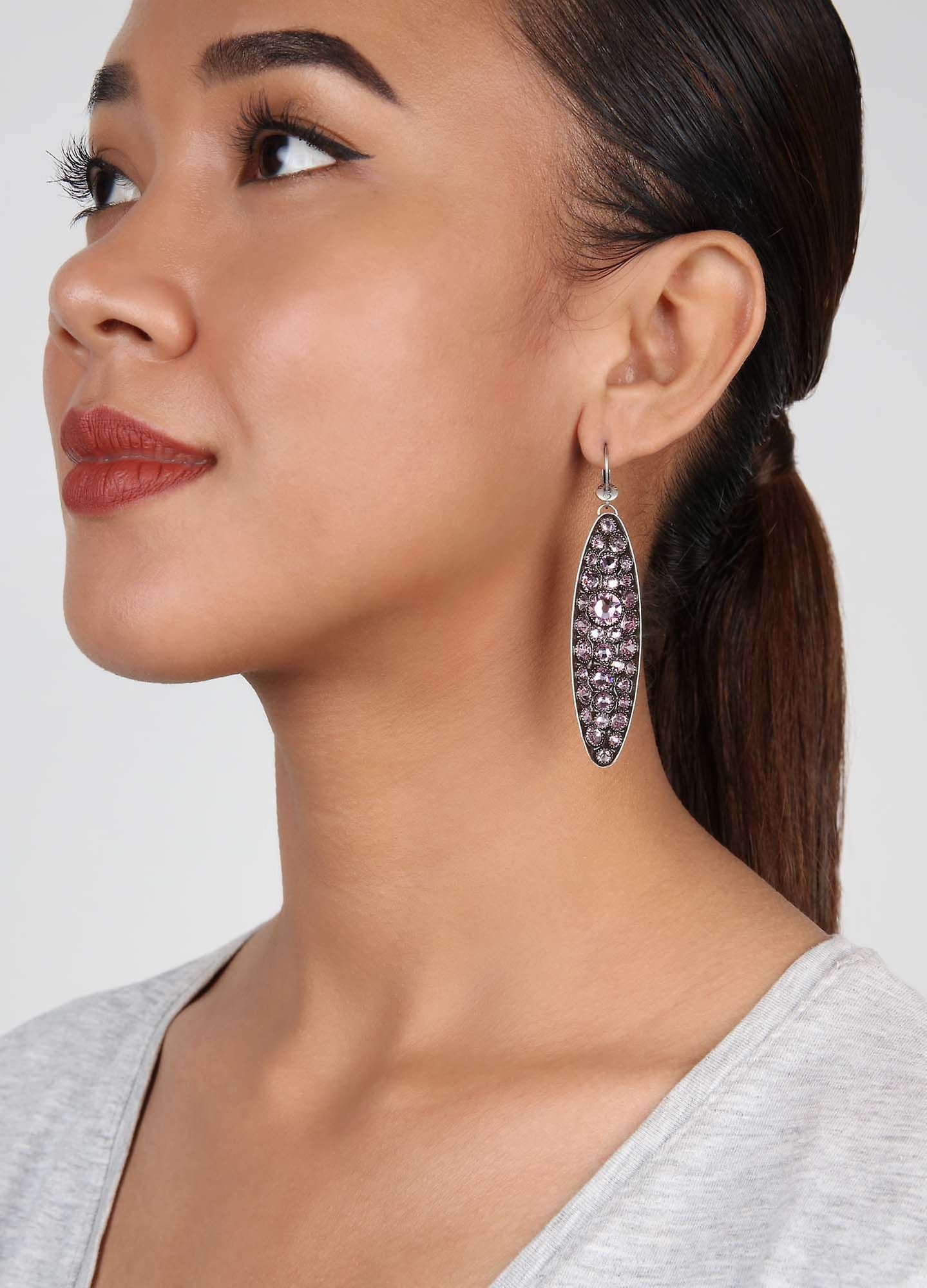 image pour Boucles d'oreilles pendantes Back To The Future Éclat De Peau Beige 