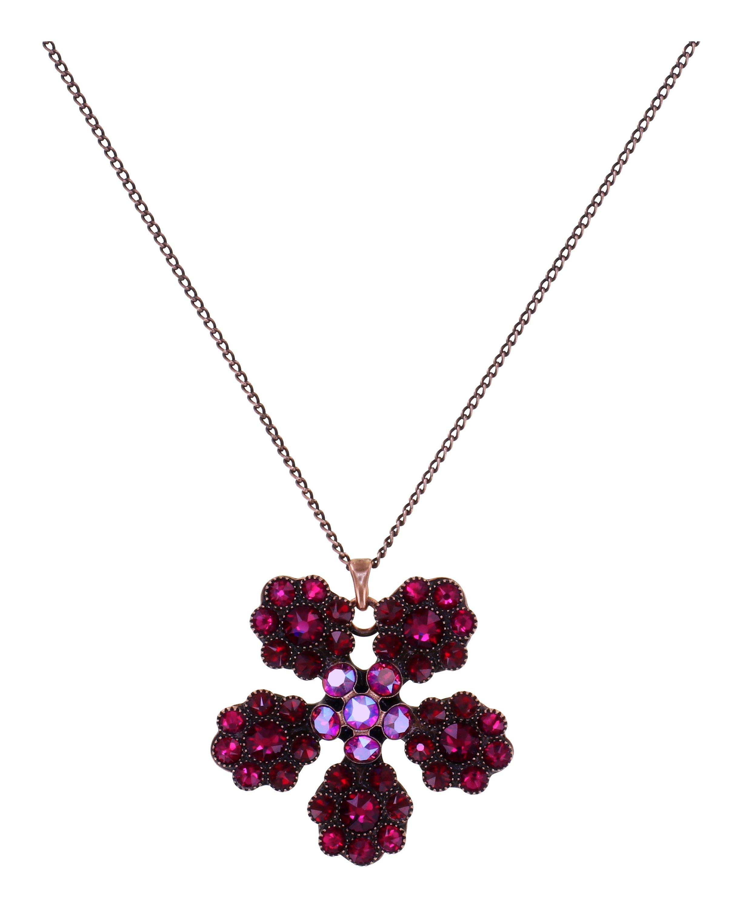 image pour Collier pendant Lost Garden Rouge  