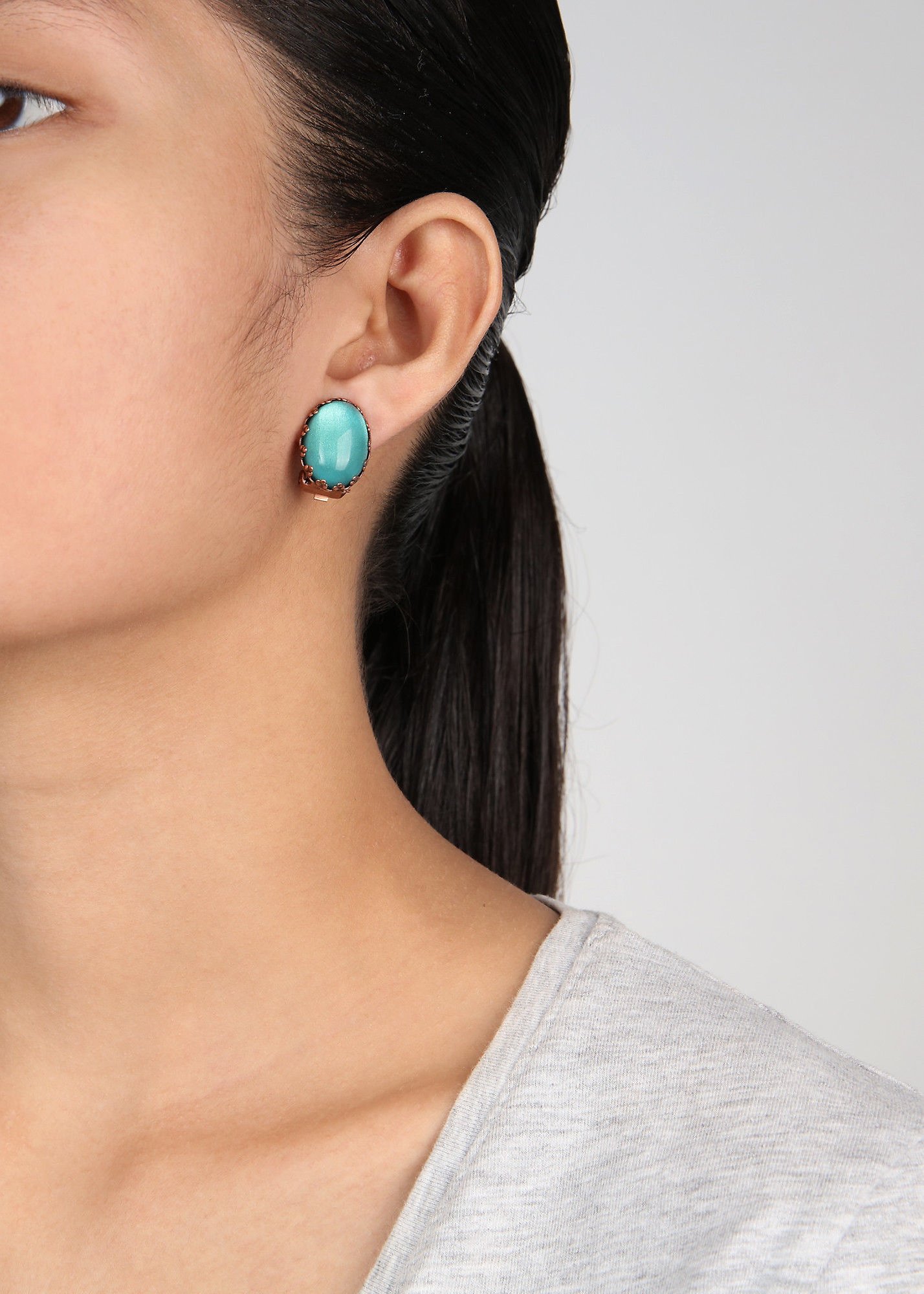 image pour Boucles d'oreilles Clip Daily Desire Flamme Bleue Blue 